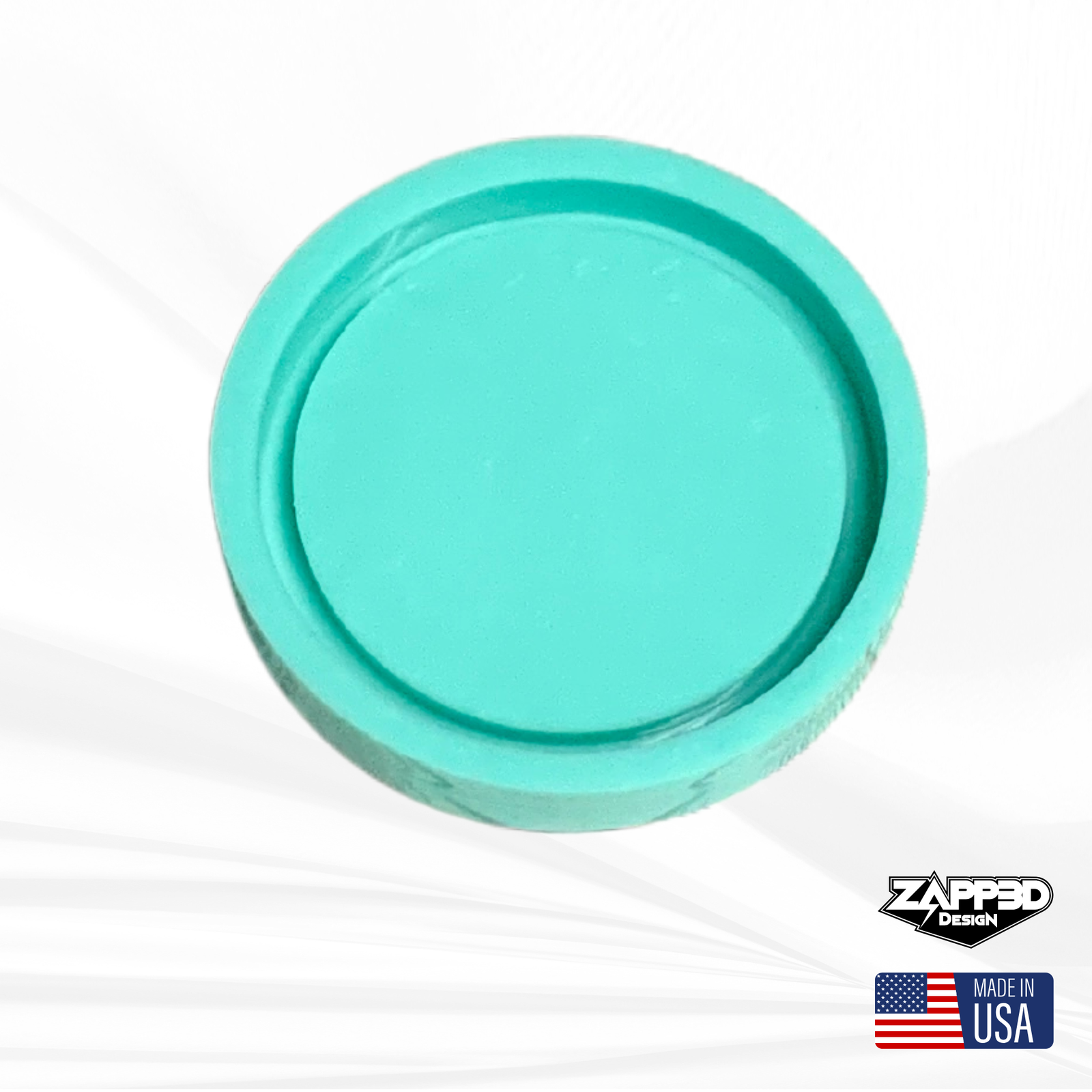 Round Coaster Mold with Rim, 4" Coaster