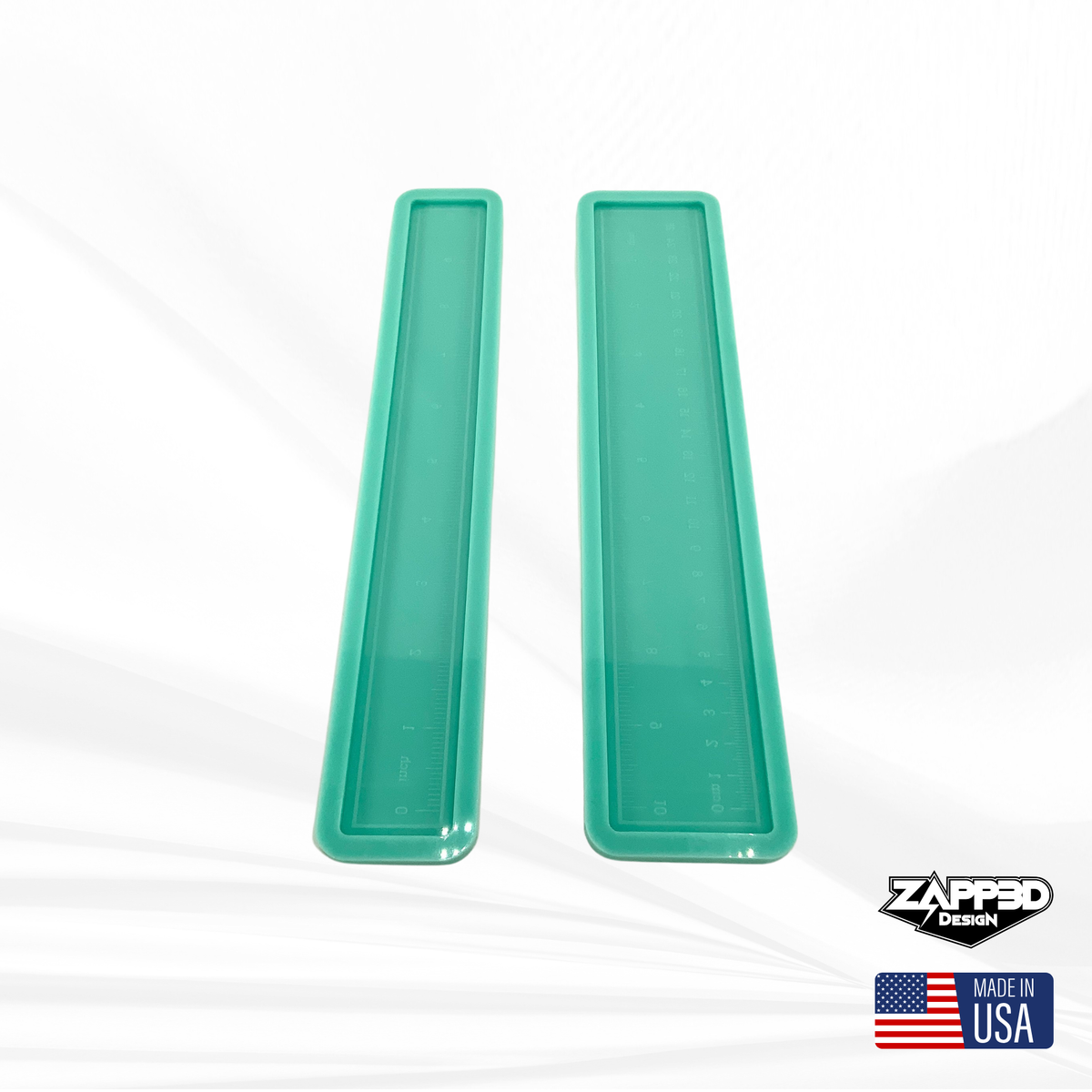 Ruler Silicone Mold - Inch only or Inch/CM