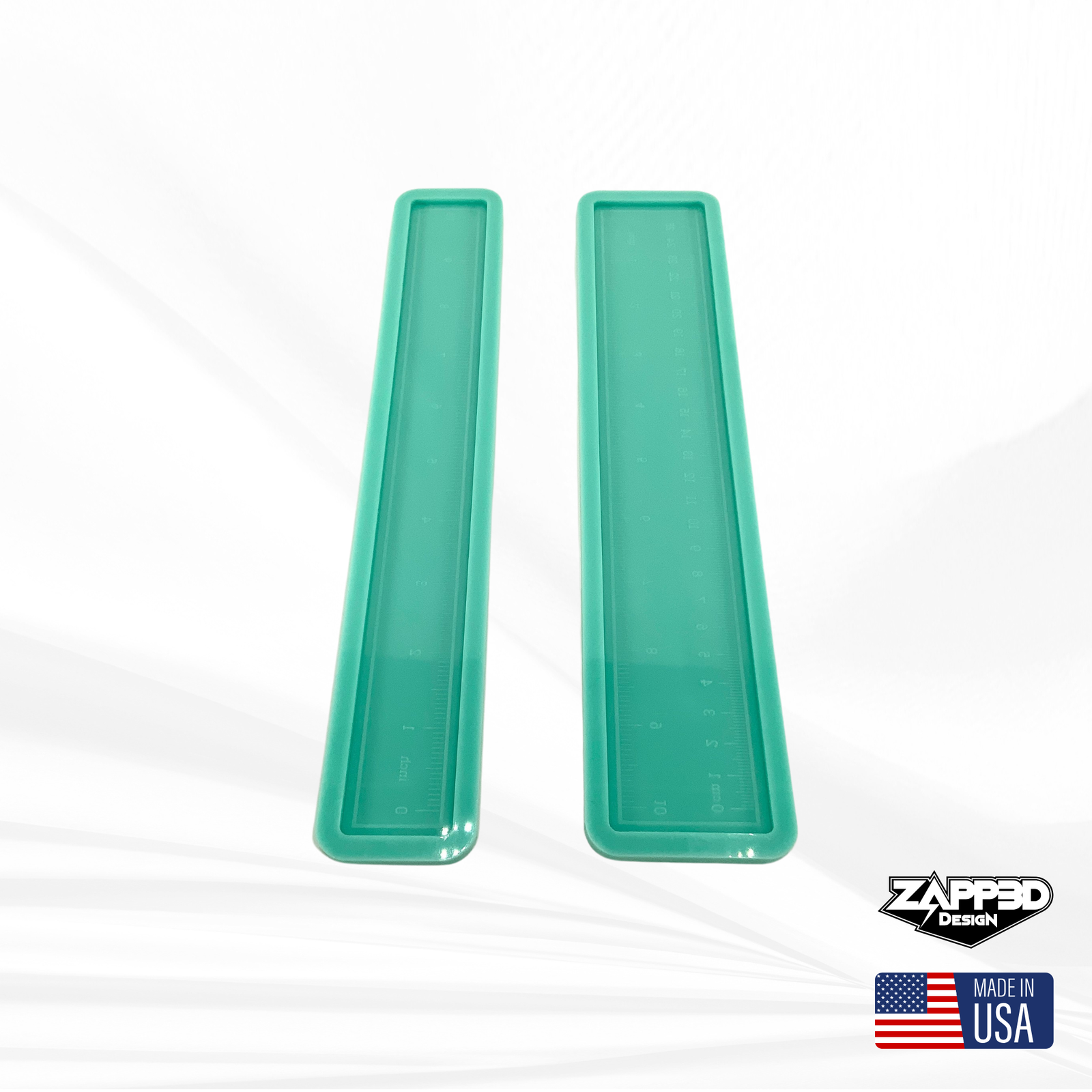 Ruler Silicone Mold - Inch only or Inch/CM