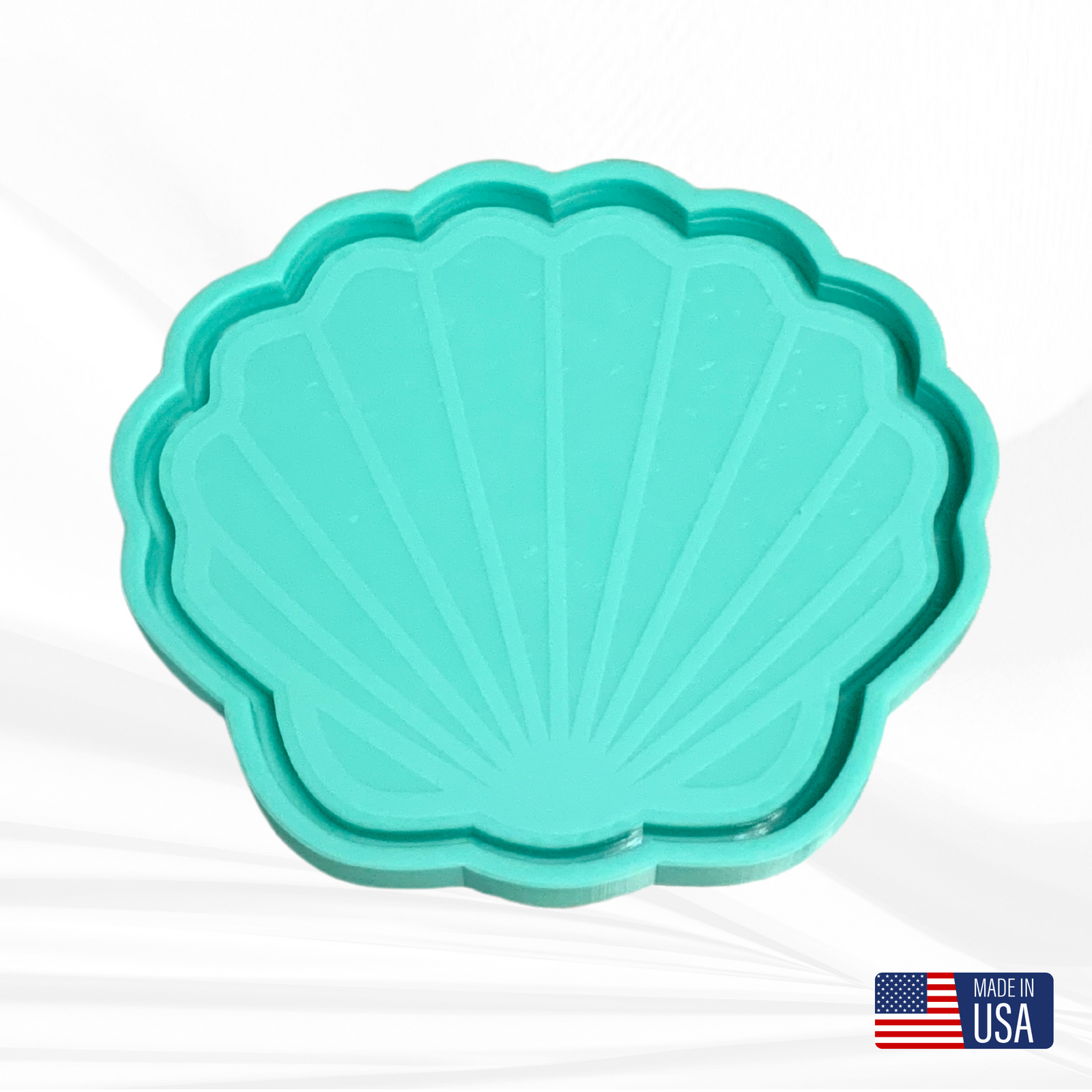 Shell Tray Silicone Mold | 9”x 9” |