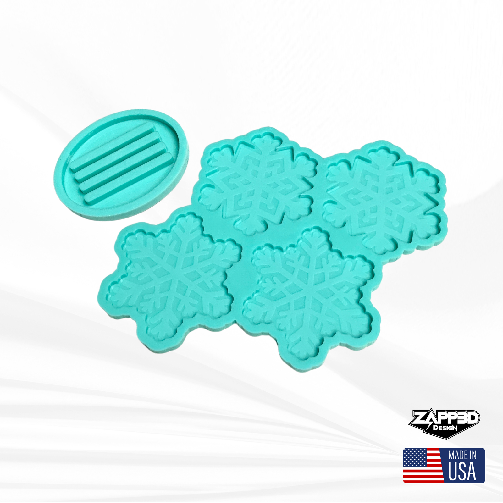 Snowflake Coaster Mold, Christmas Molds
