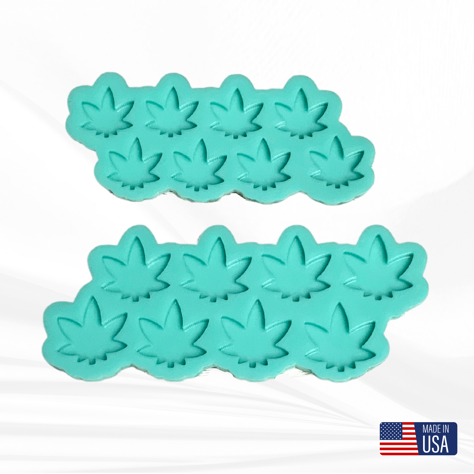 Pot Leaf Earring Molds, 2 Sizes, Weed Earring Molds