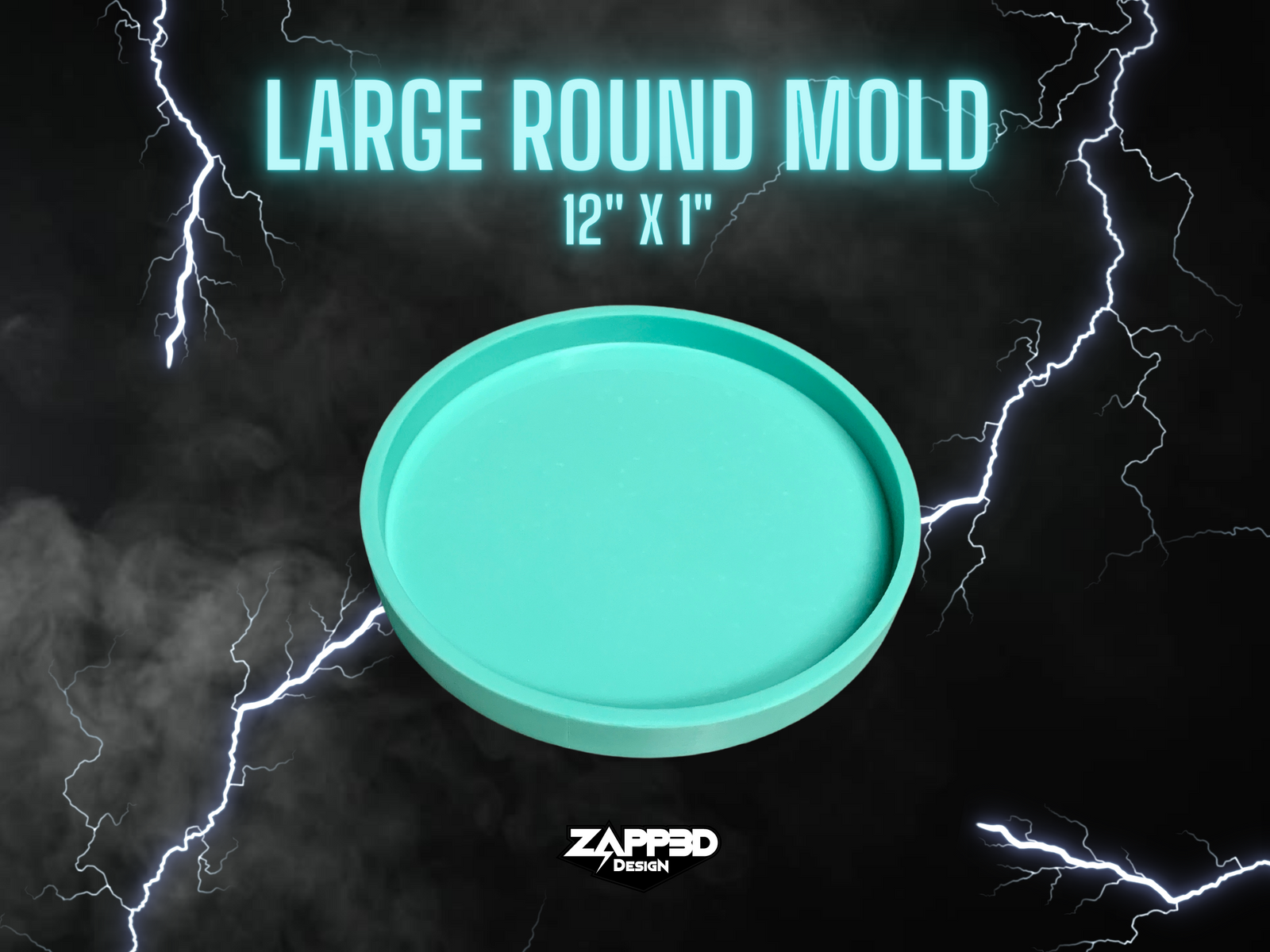 Large Round Silicone Mold | 12" x 1" |