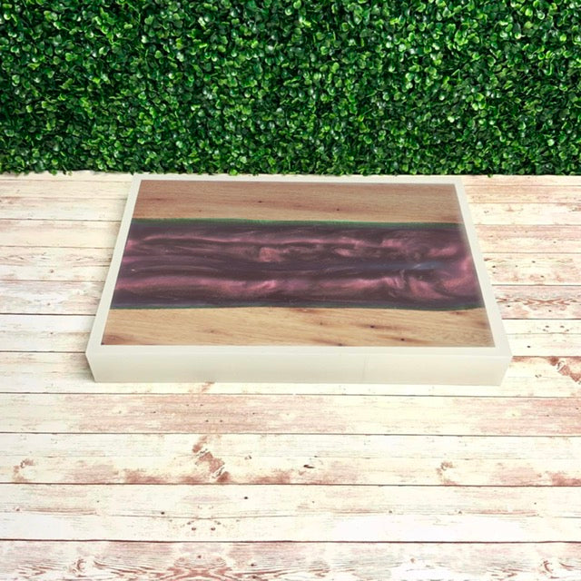 18x12x2 Silicone Mold Large Rectangle Epoxy Resin Casting Charcuterie Tray