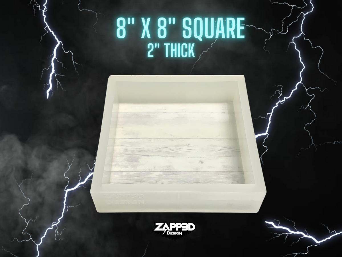 8”x8”x2” Deep Square Silicone Mold