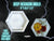 Hexagon Silicone Mold | 9"x 10.4"x3" Deep | ULTRA Quality | Deep Silicone Mold for Resin, Block Mold, Flower Preservation Mold, 3" Deep Molds