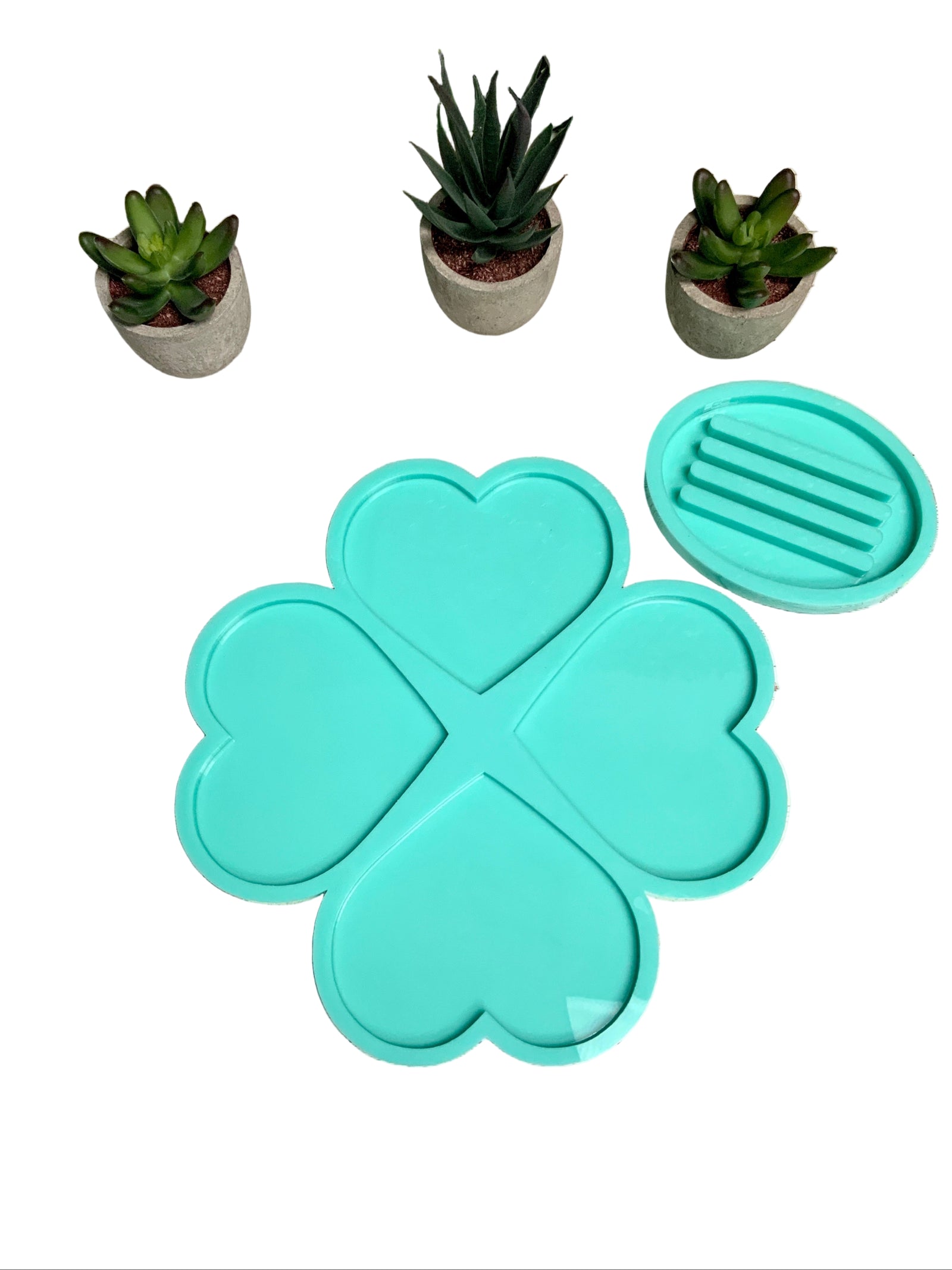 Heart Coaster Mold Set