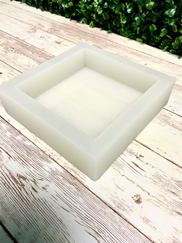 Square Silicone Resin Mold 4 X4 X.75inch 