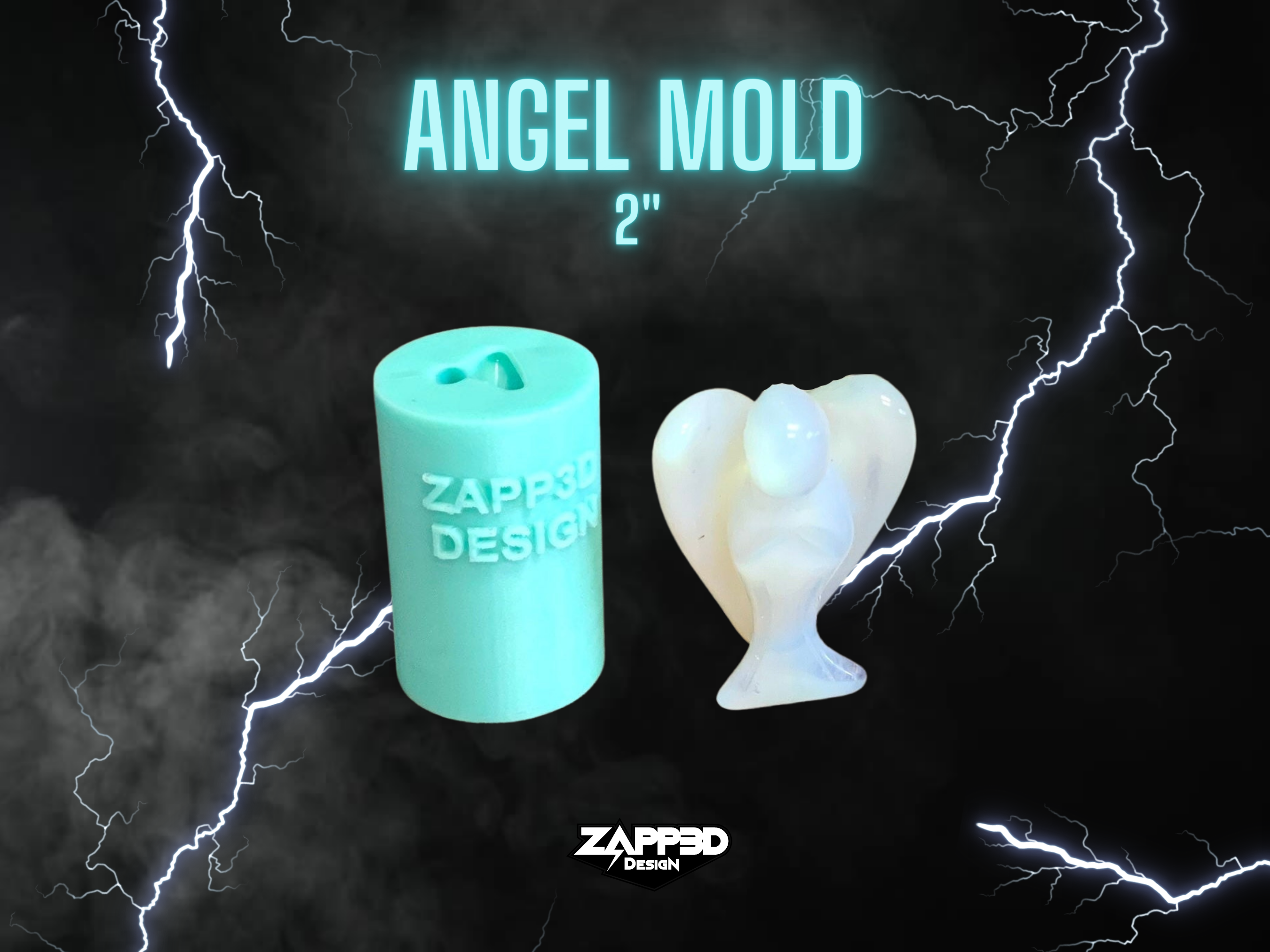 Hexagon Earring Molds, Resin Earring Molds, Earring Silicone Molds for -  Zapp3D Design LLC