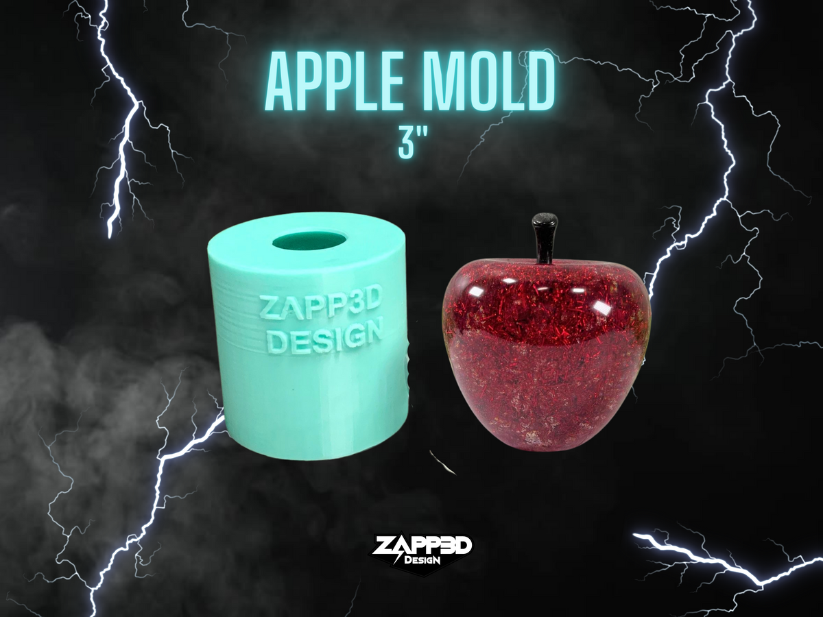 Apple Mold, 3D Resin Molds, Teacher Mold