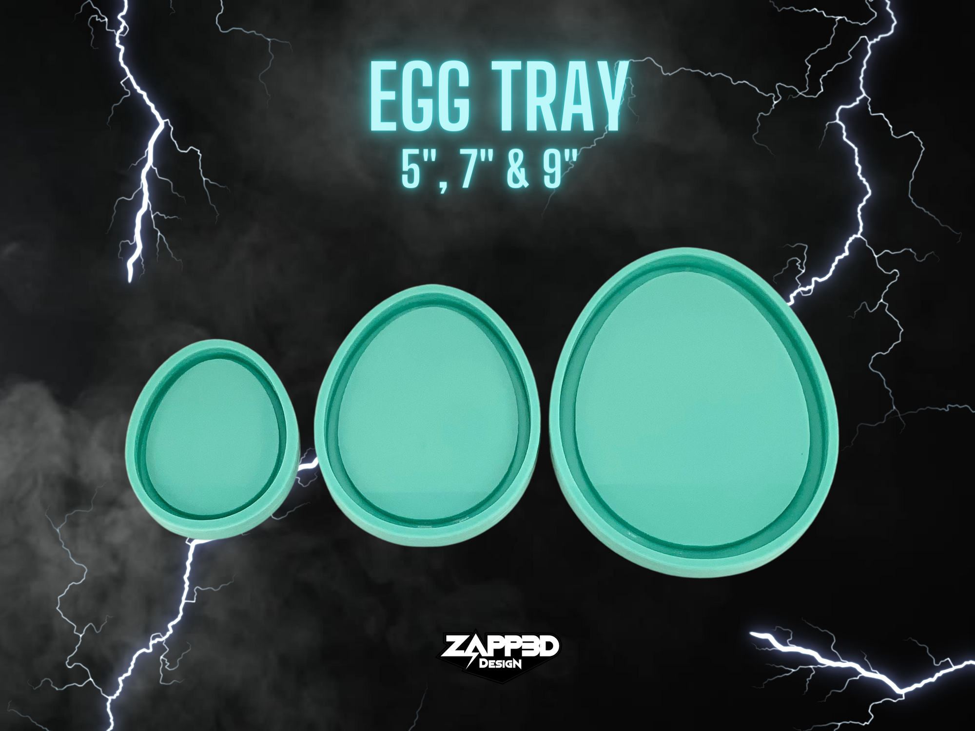 Egg Tray Silicone Mold | Sizes - 5", 7", 9" |