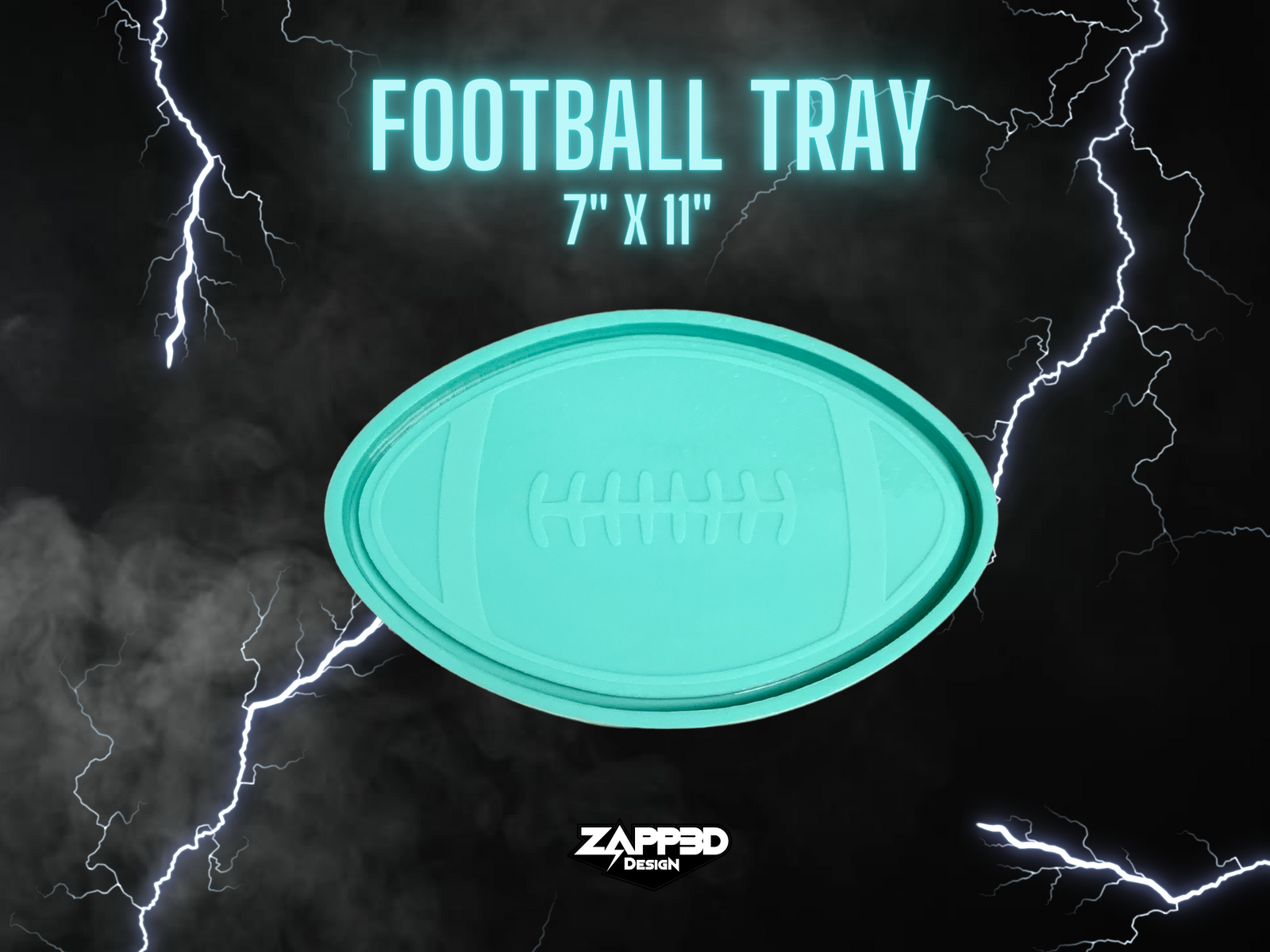 Football Tray Silicone Mold