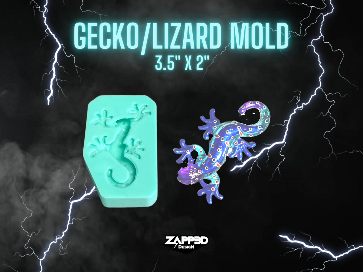 Gecko/Lizard 3D Silicone Mold for Resin