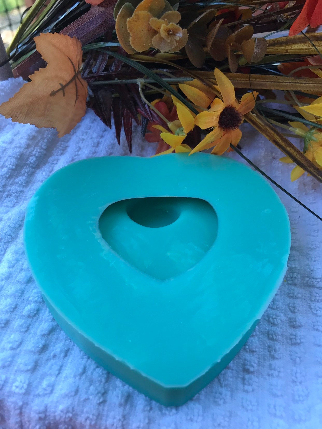 Heart Silicone Molds for Resin,Heart Resin Mold,Epoxy Resin Molds for  Flowers Preservation,Heart Coaster Casting Molds 