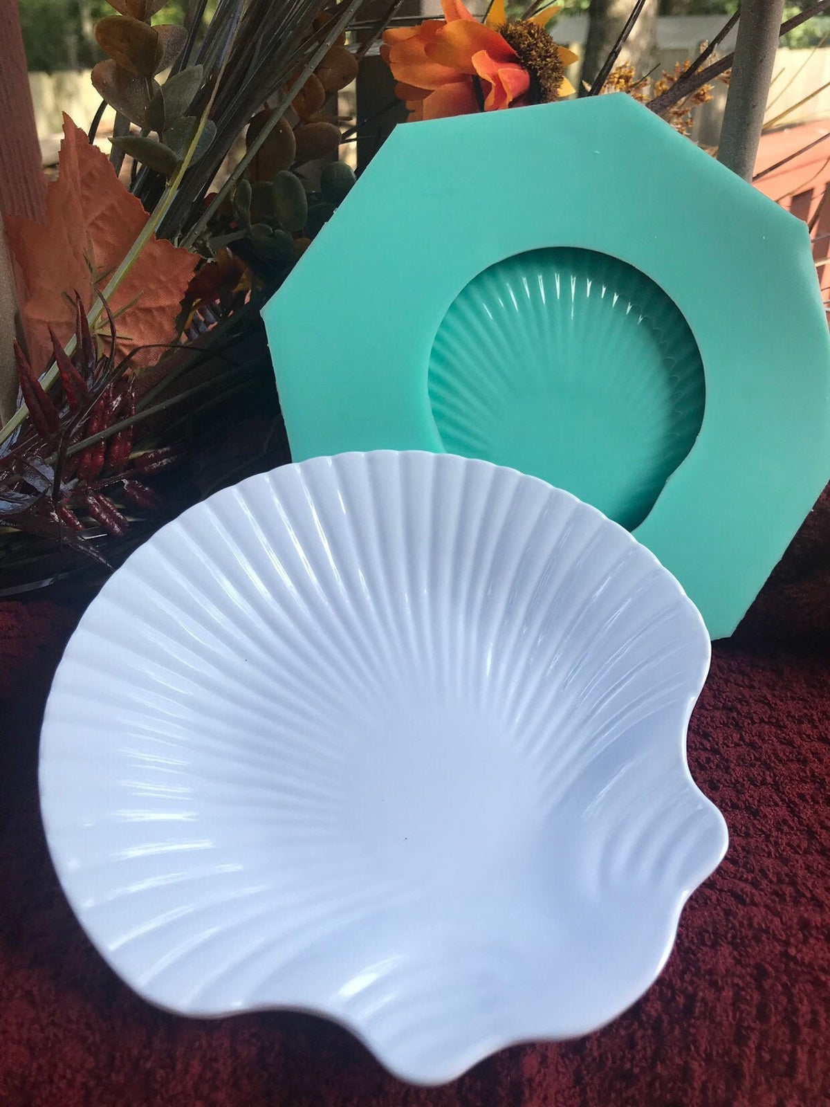 Large Shell Dish Silicone Mold for Resin Crafting