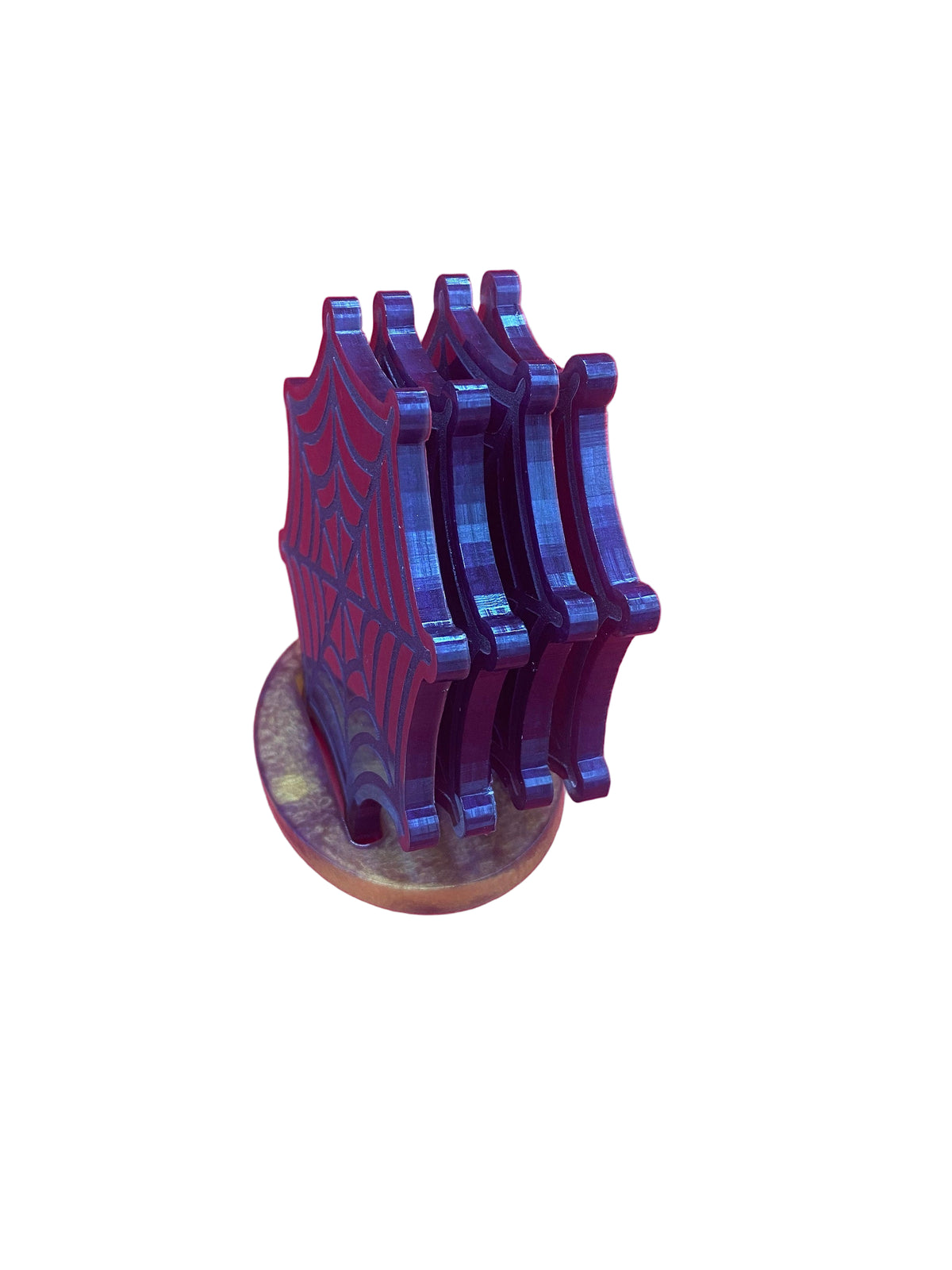 Spiderweb Coaster Mold Set | 4.5" | Halloween Mold