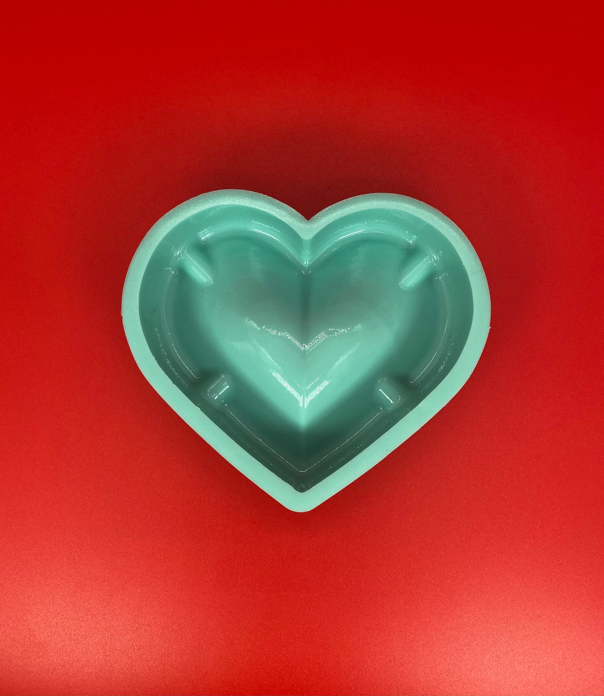 Heart Ashtray Mold, Ashtray Silicone Mold, Heart Molds