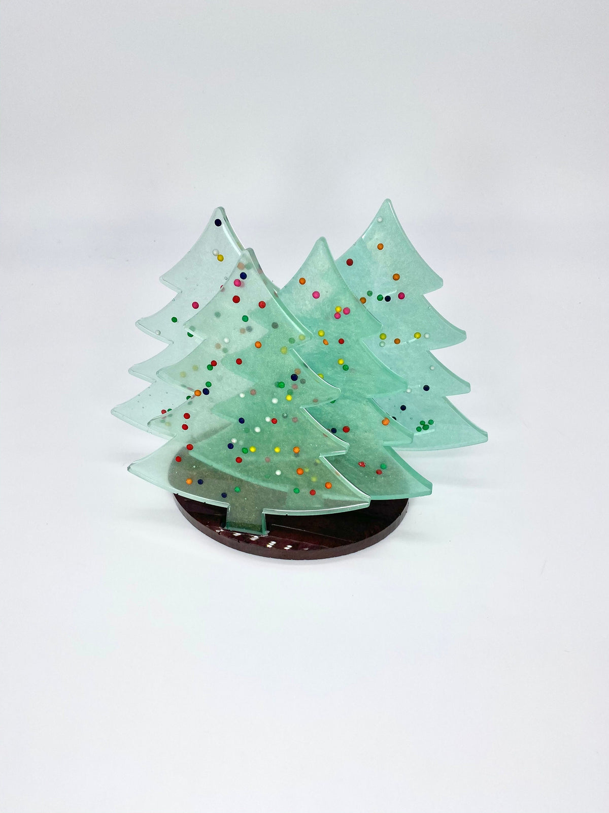 Tree Coaster Mold Set | 5.5" tall | Christmas Mold