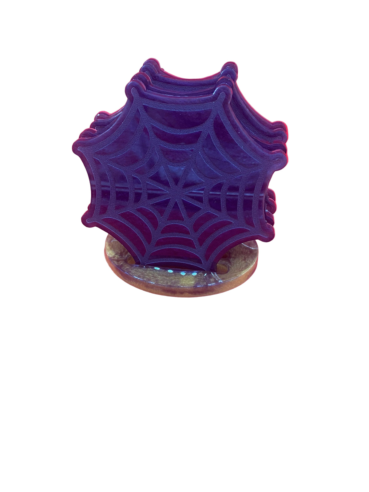 Spiderweb Coaster Mold Set | 4.5" | Halloween Mold