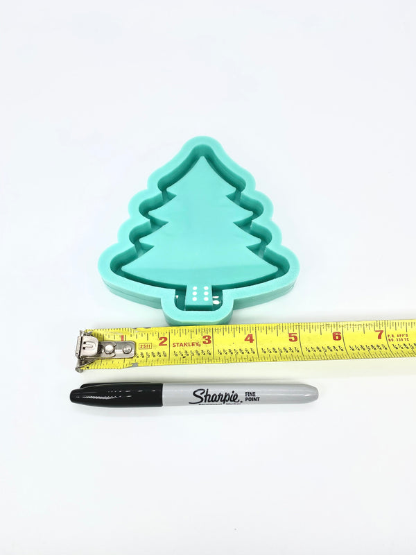 Christmas Tree Tray Mold Sizes 5", 7", 9" Christmas Molds, Tree