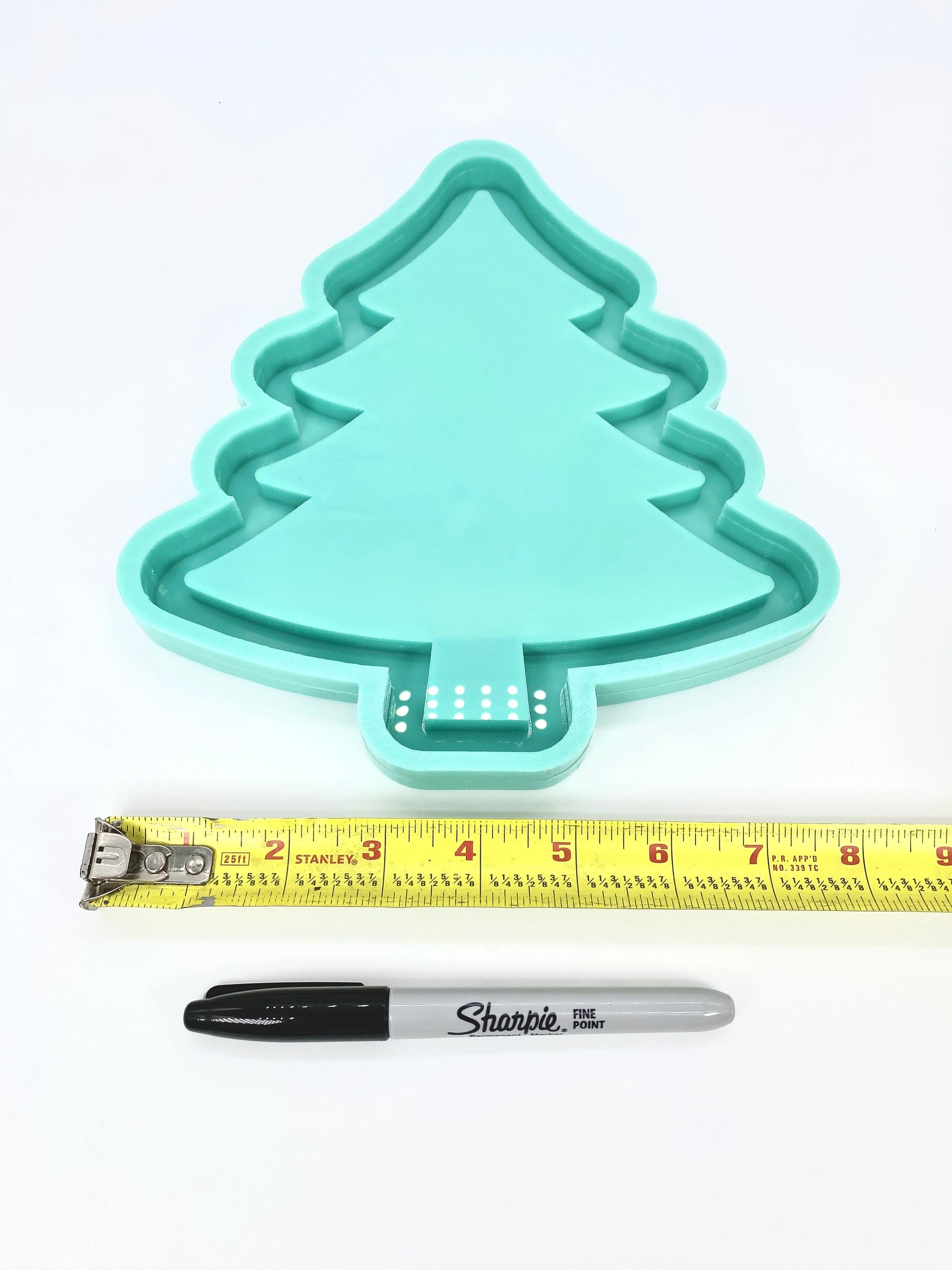 Christmas Tree Tray Mold | Sizes - 5", 7", 9" |