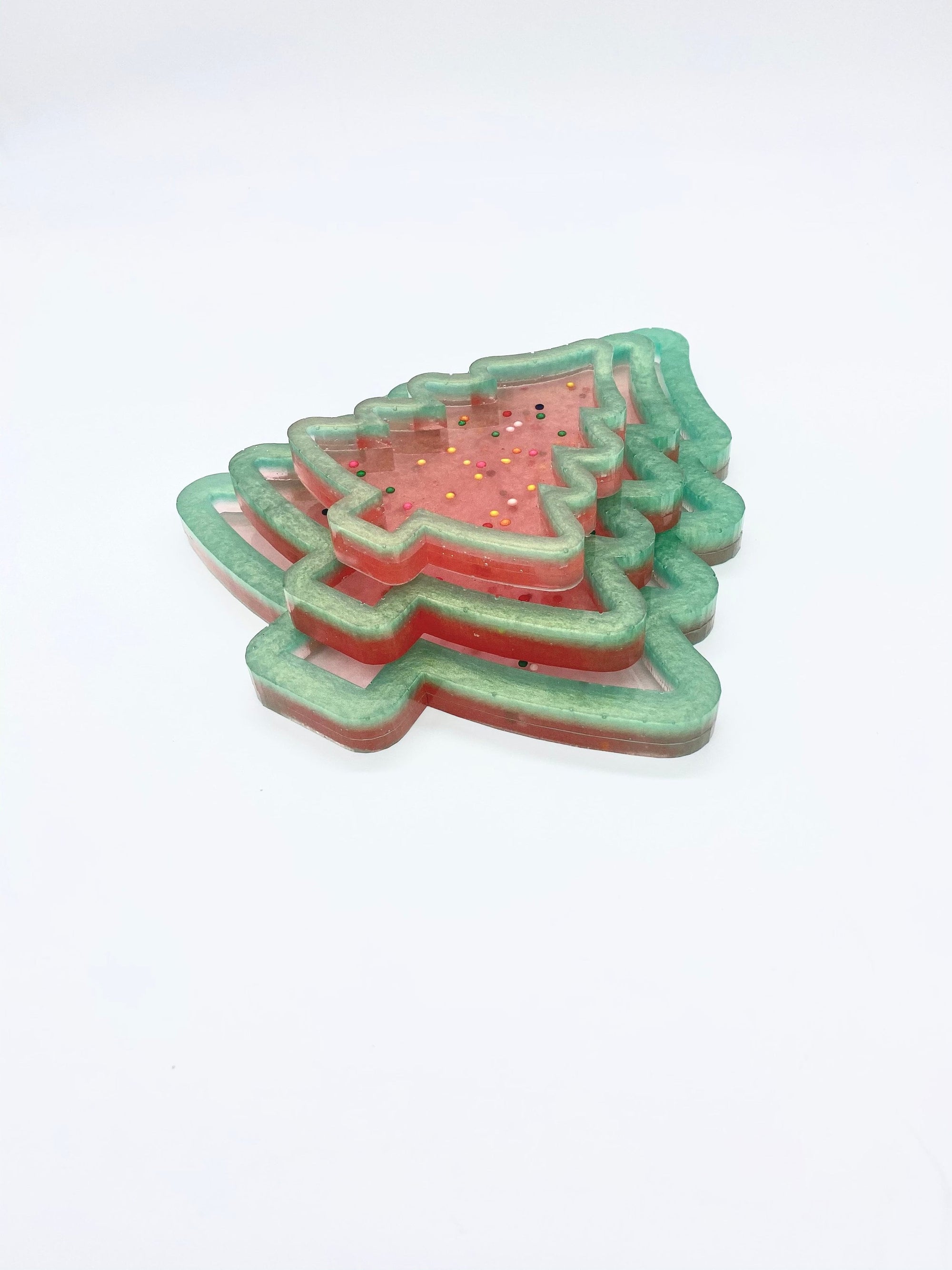 Christmas Tree Tray Mold | Sizes - 5", 7", 9" |