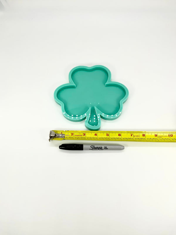Shamrock FLAT Silicone Mold for Resin, Wall Hanging Mold, Silicon Moul