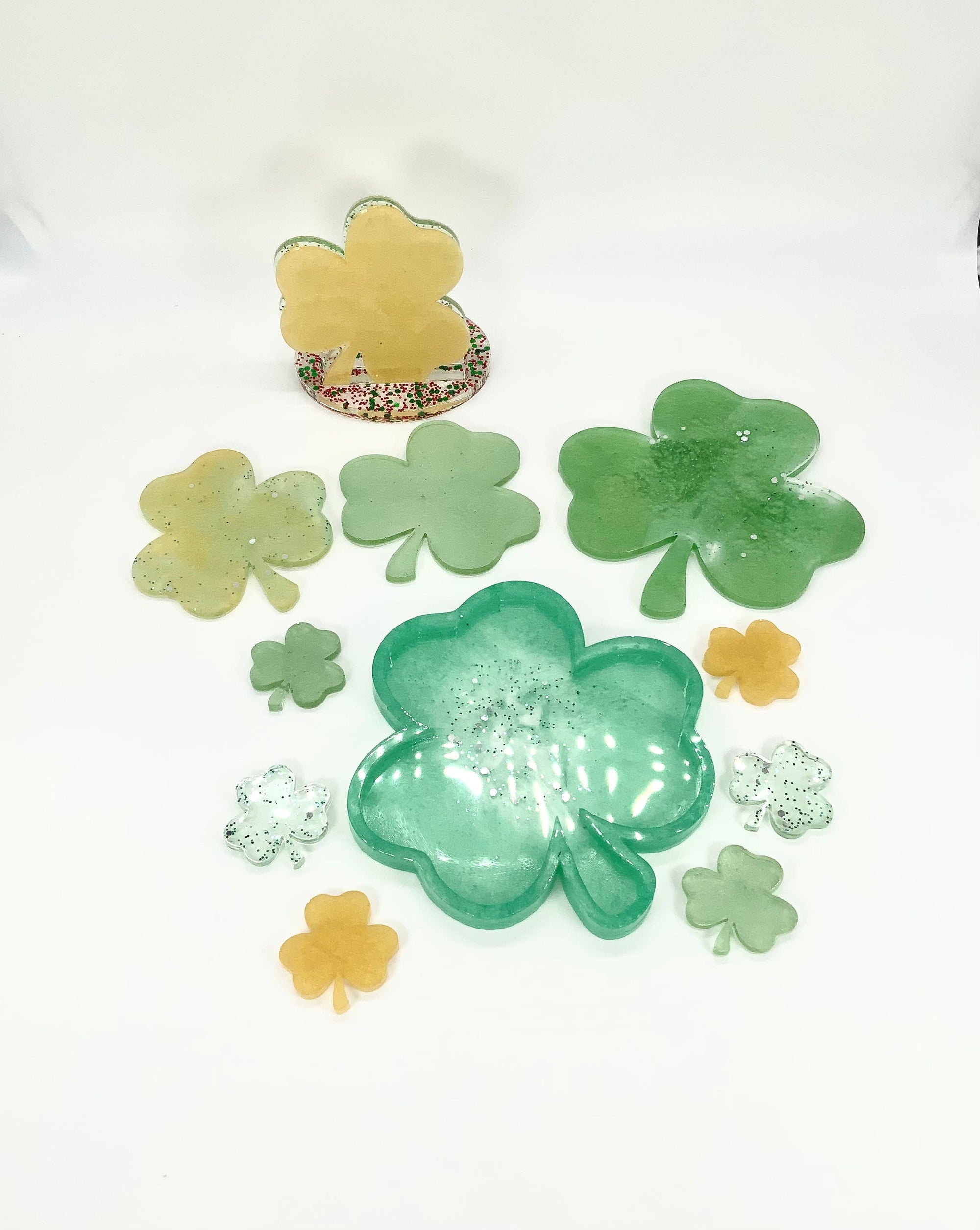 Coaster Mold Set, Shamrock Coasters, St. Patrick's Day