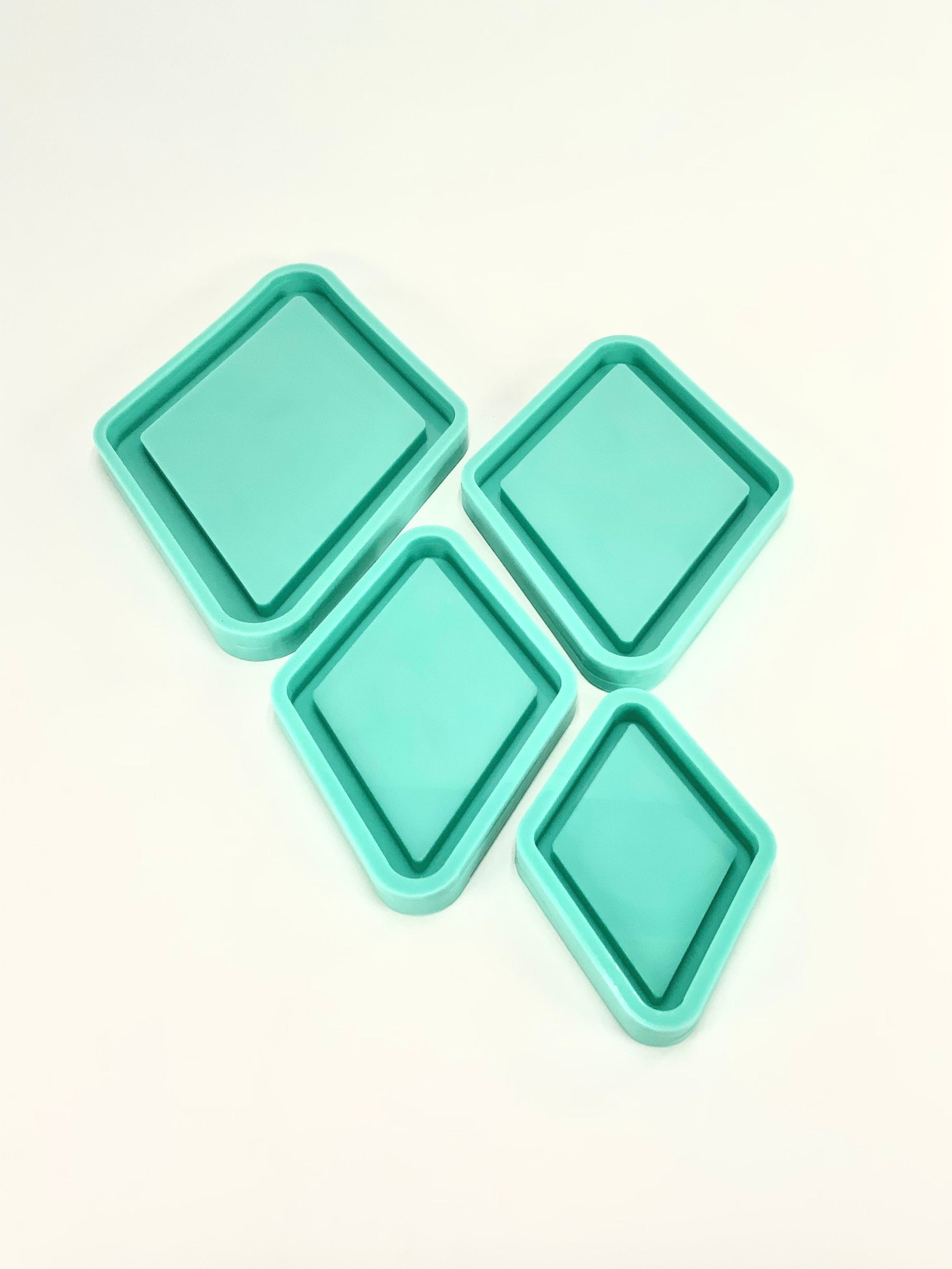 Diamond Tray Silicone Mold | Sizes - 5", 7", 9" 11"|