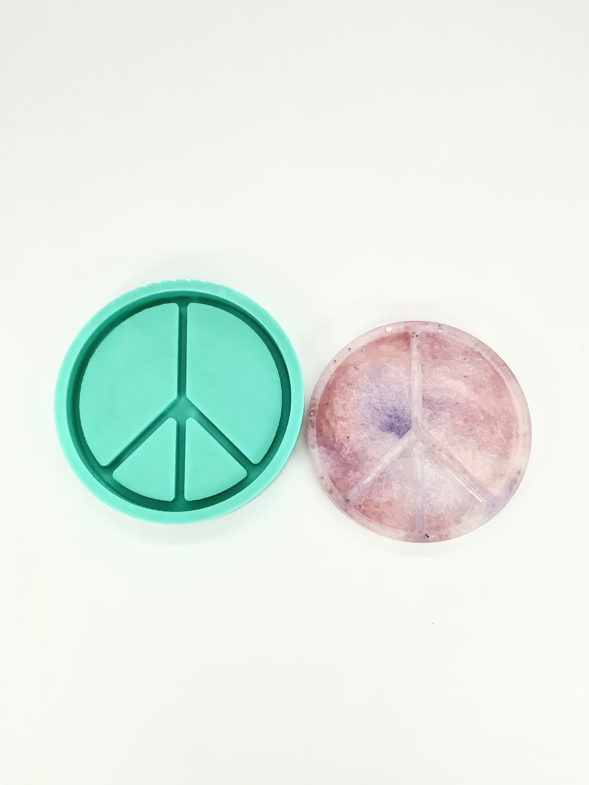 Peace Sign Tray Silicone Mold | 5" |