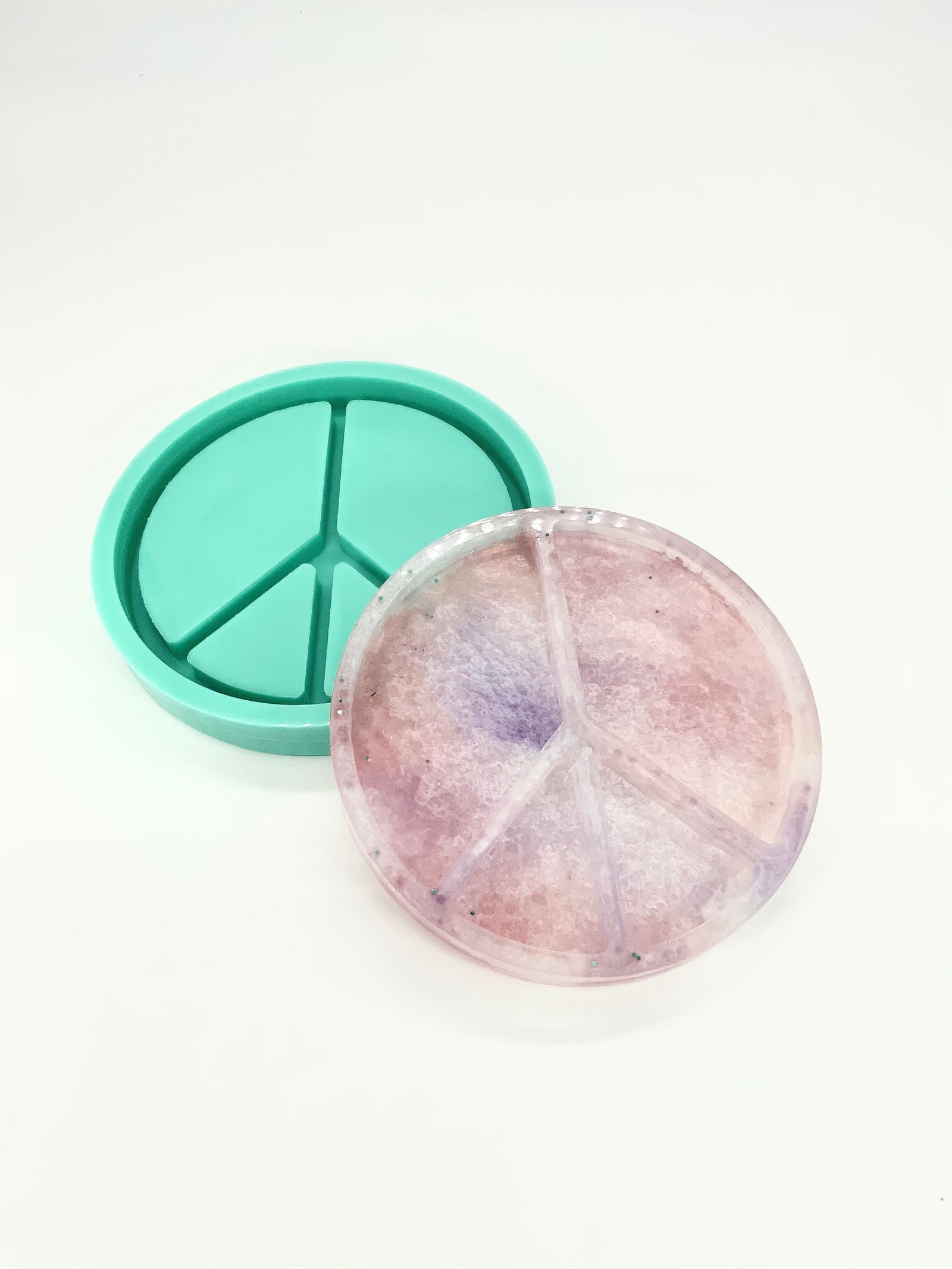Peace Sign Tray Silicone Mold | 5" |