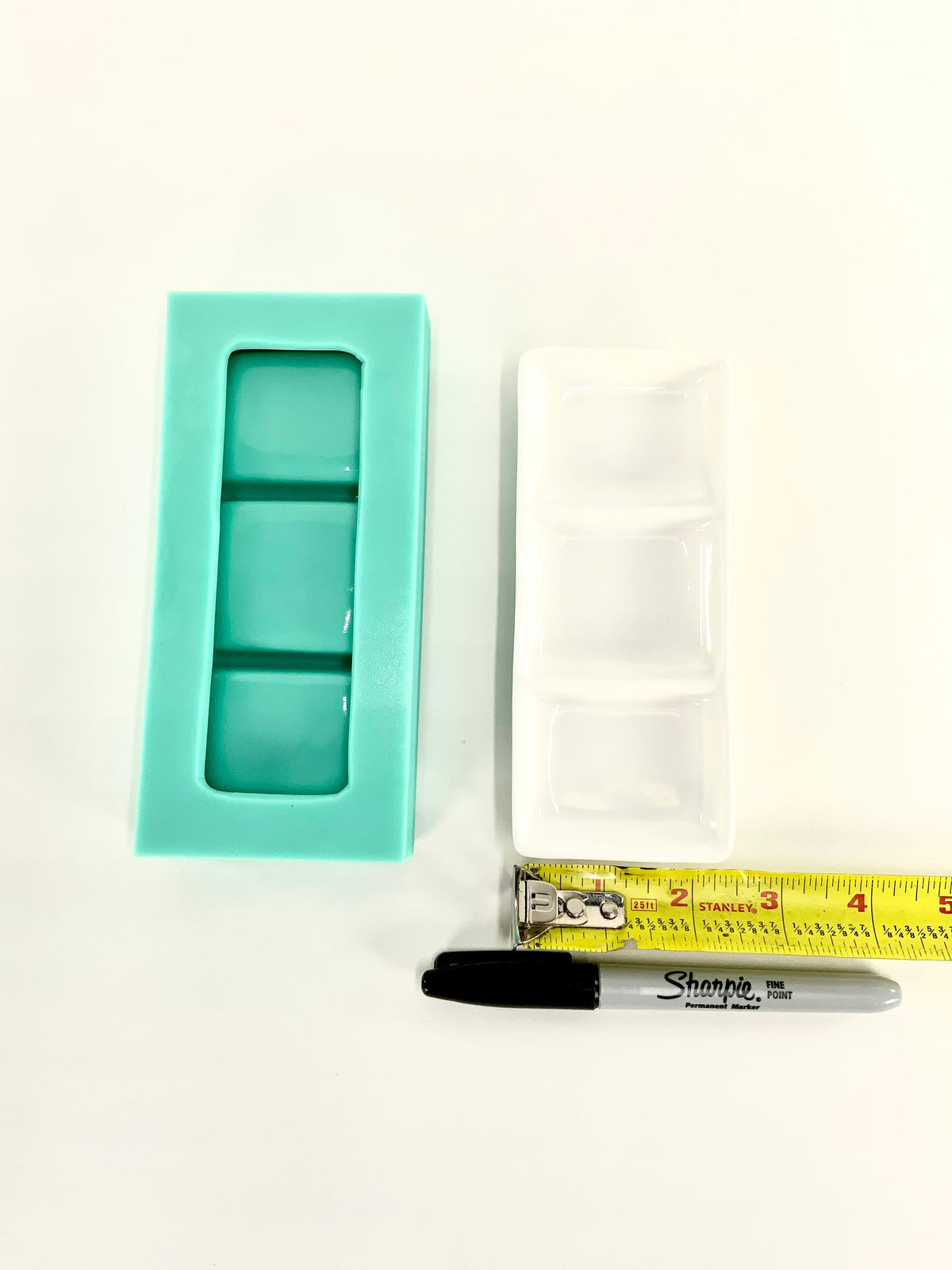 Organizer Dish with 2 Dividers Silicone Mold | 6" x 2.5" |