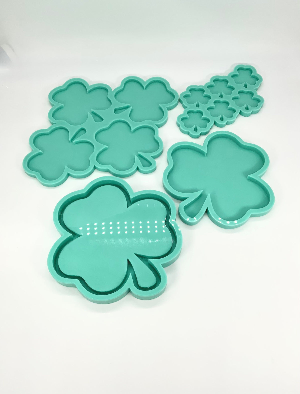 Shamrock Mold | 2"x2"x.25" | Magnet Mold, Keychain Mold, St. Patrick's Day