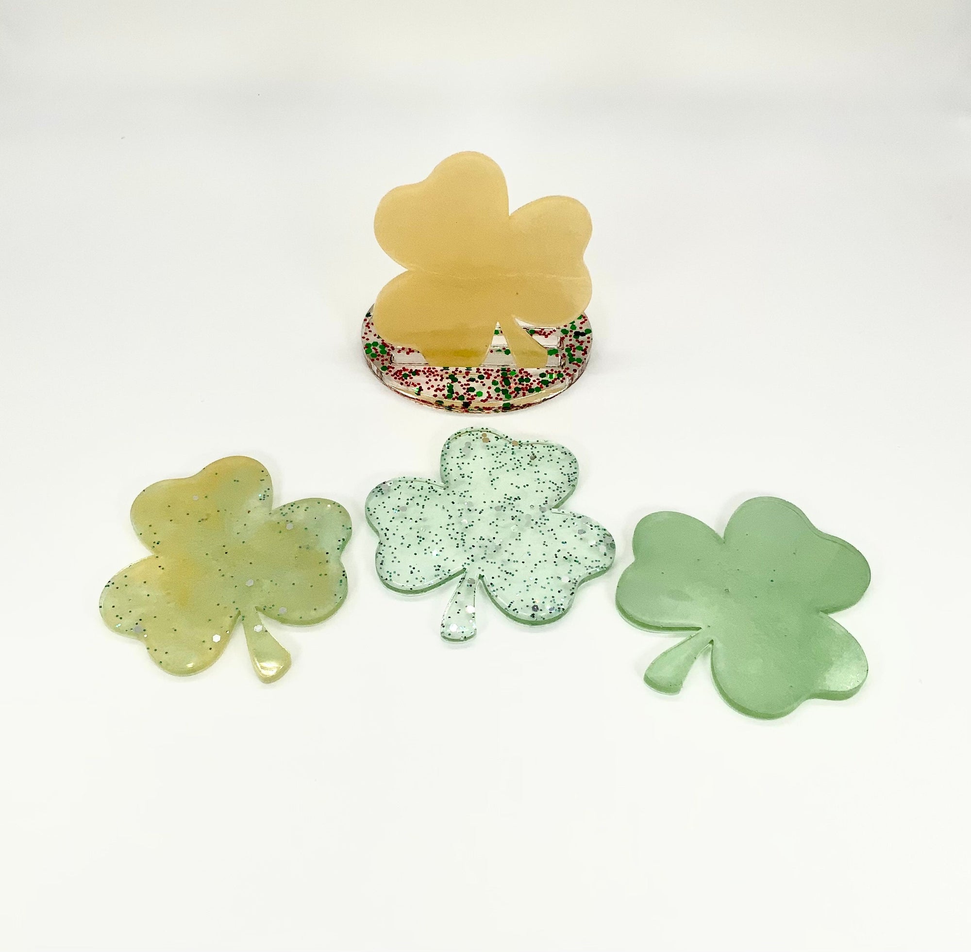 Coaster Mold Set, Shamrock Coasters, St. Patrick's Day