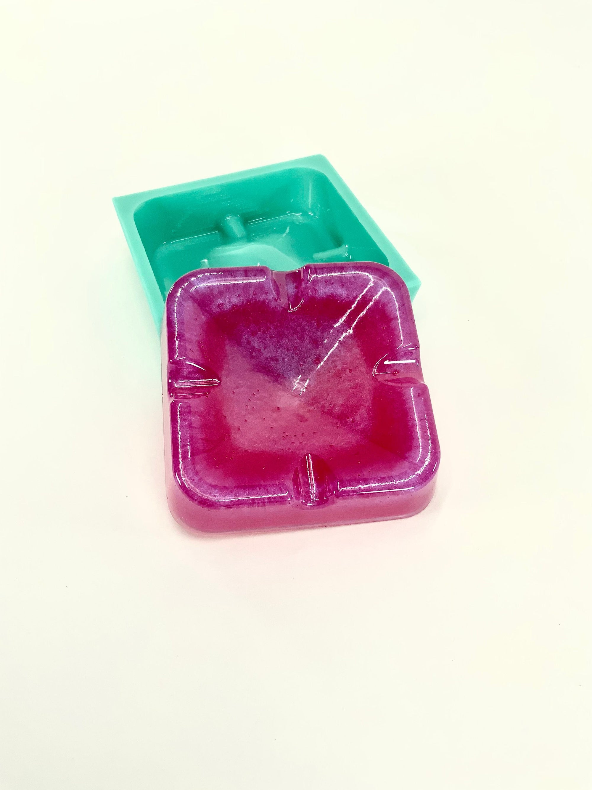 Square Ashtray Mold, Ashtray Silicone Mold, Resin Molds for Ashtray, Ash Tray Mold, Silicone Ashtray Mold, Square Molds