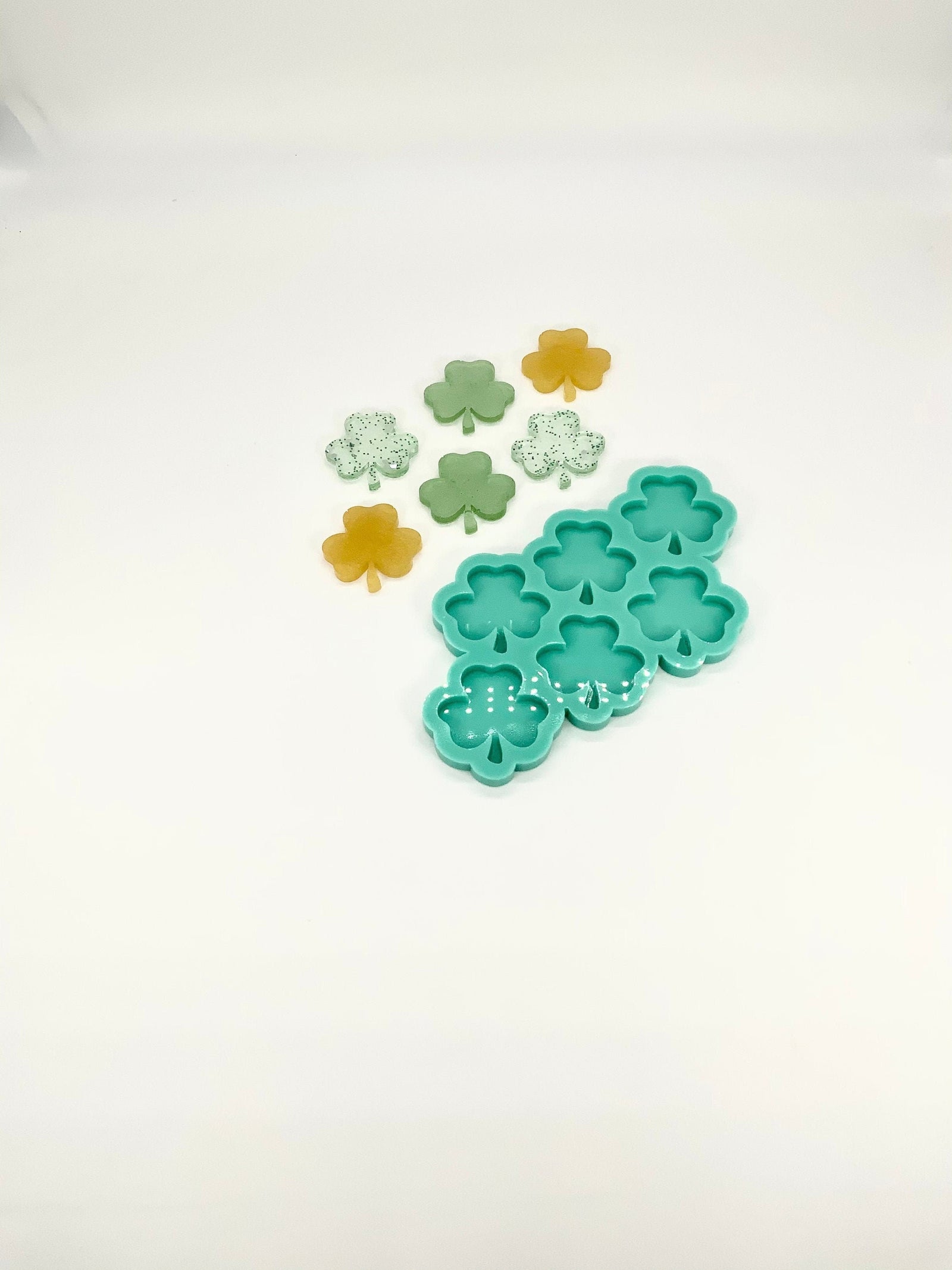 Shamrock Mold | 2"x2"x.25" | Magnet Mold, Keychain Mold, St. Patrick's Day