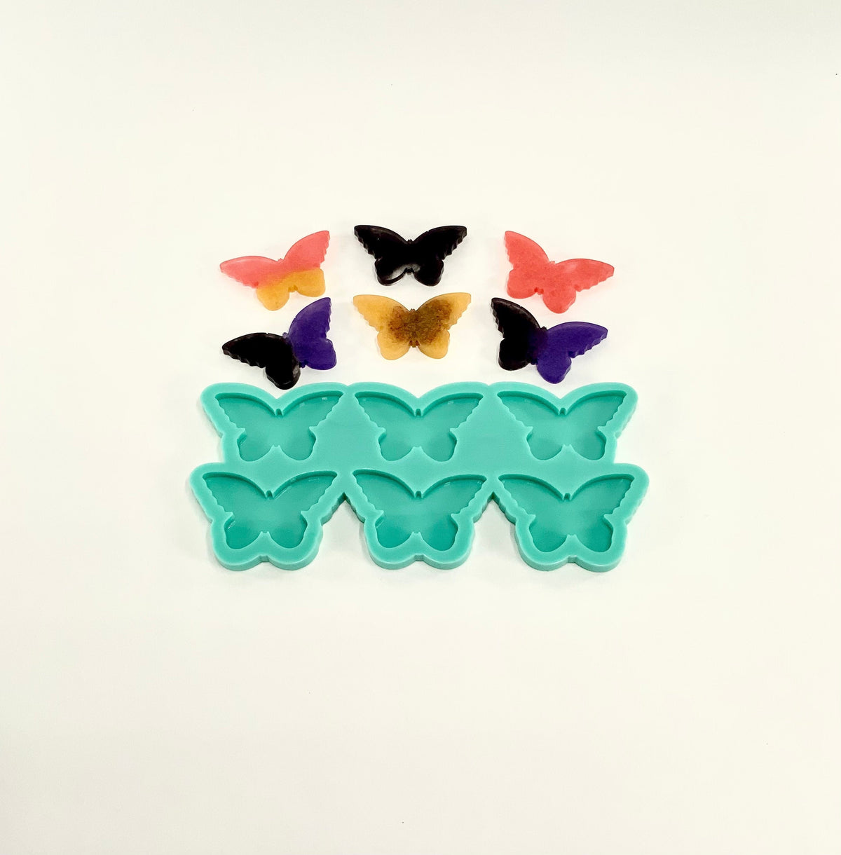 Butterfly Keychain Mold | 1.5", 1.75", 2" | Magnet Mold, Hair Clip Mold