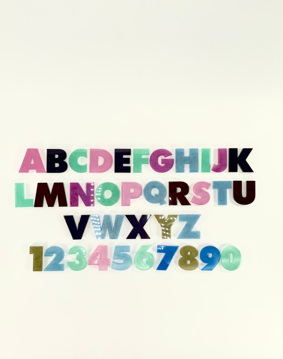 Alphabet Mold | 2” Tall | Numbers Mold | Full Reverse | Uppercase Alphabet Mold, Keychain Mold