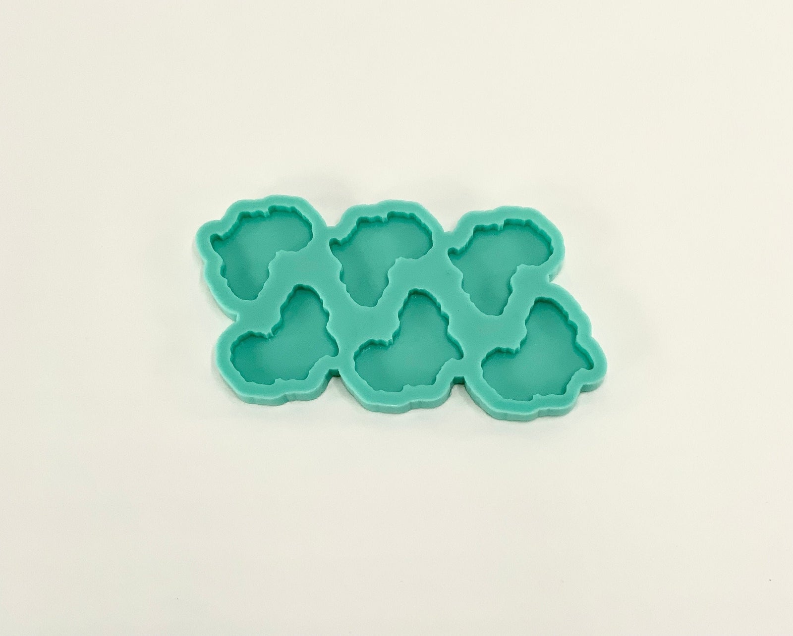 Africa Keychain Molds | 2”x2”x.25” | Hair Clip Molds, Magnet Molds, Earring Molds
