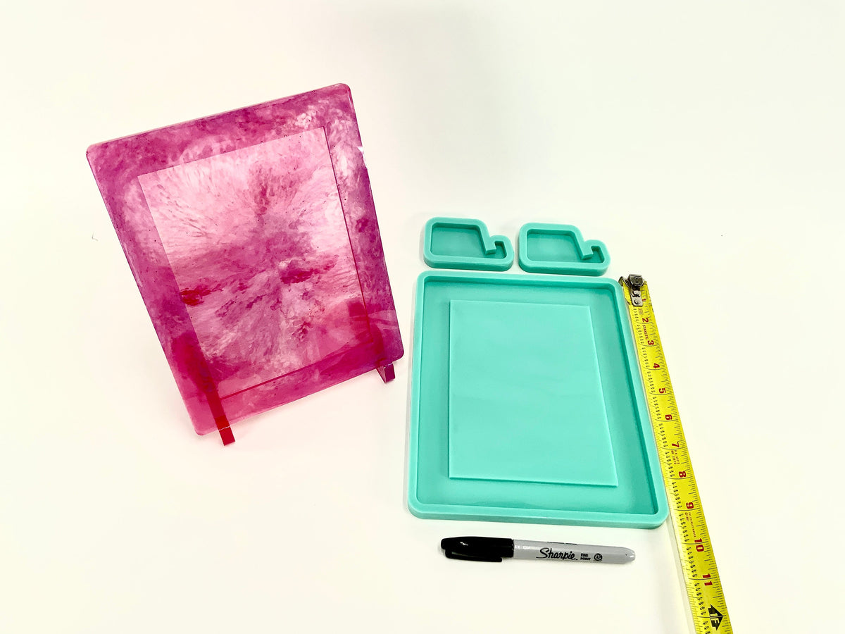 Picture Frame with optional Stand Silicone Mold - 4x6", 5x7", and 8x10" Photos