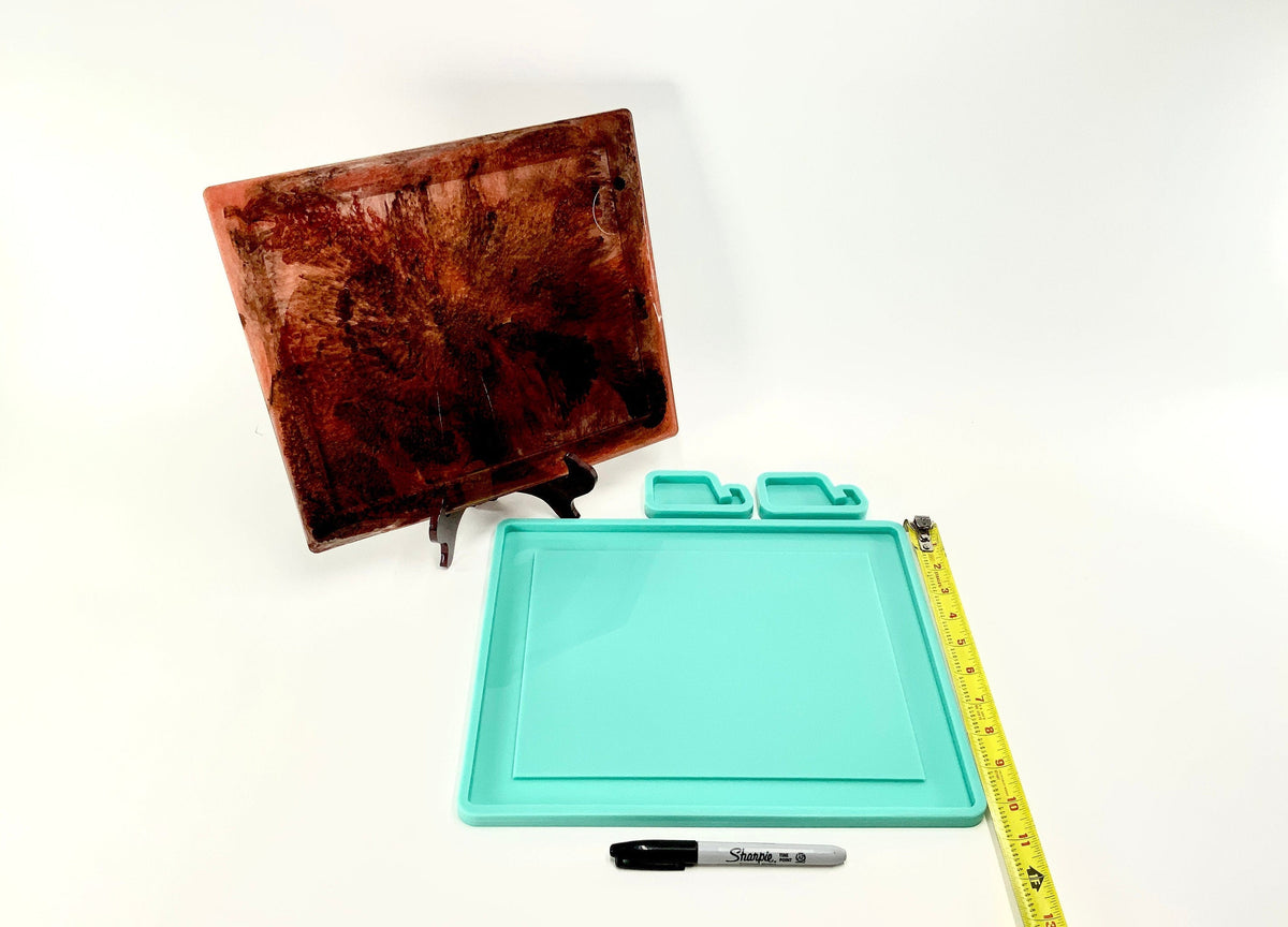 Picture Frame with optional Stand Silicone Mold - 4x6", 5x7", and 8x10" Photos