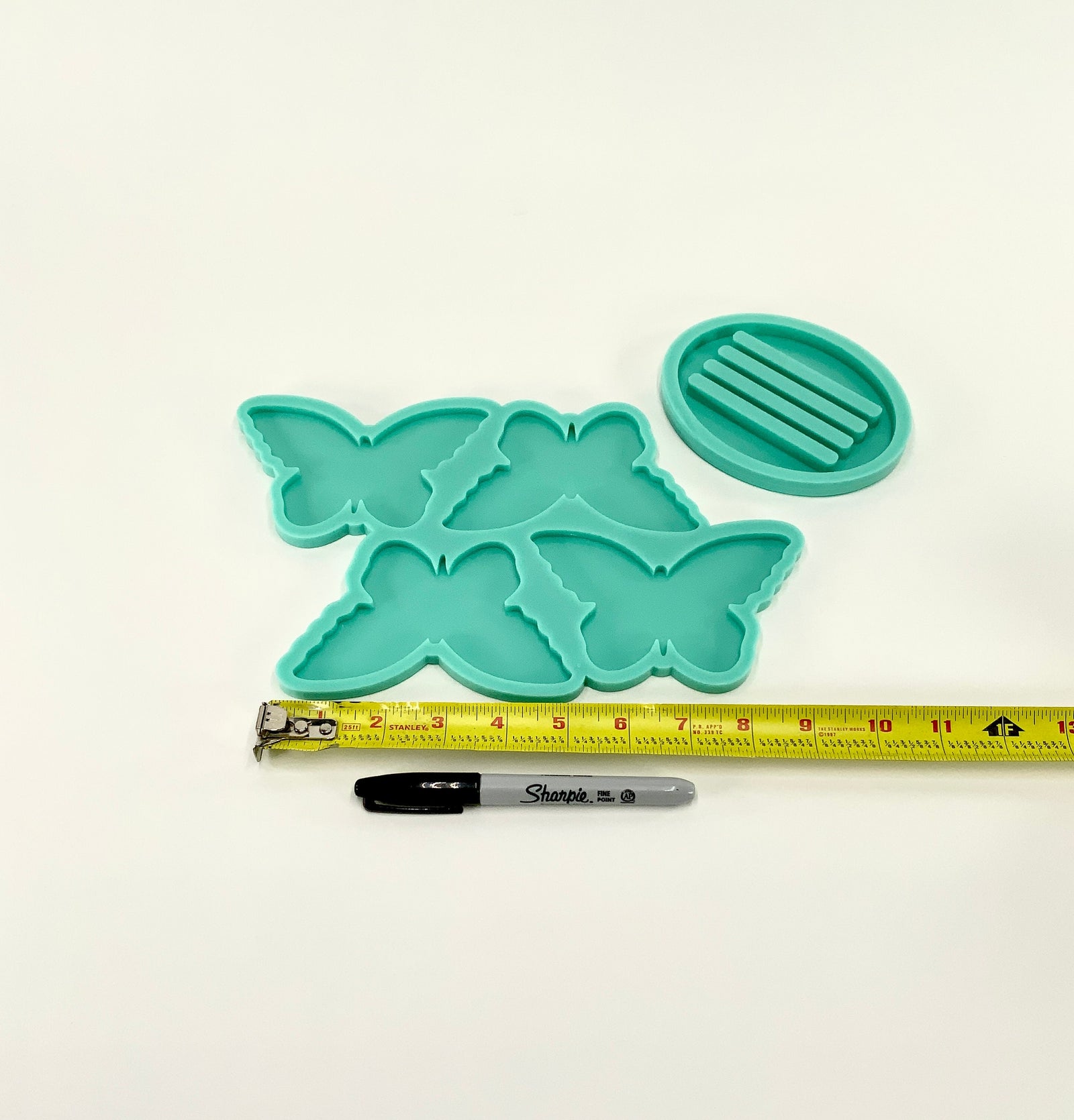 Butterfly Coaster Mold | 4.75"x 2.75" | Coaster Mold Set