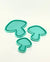 Mushroom Tray Silicone Mold | Sizes - 5", 7", 9" |