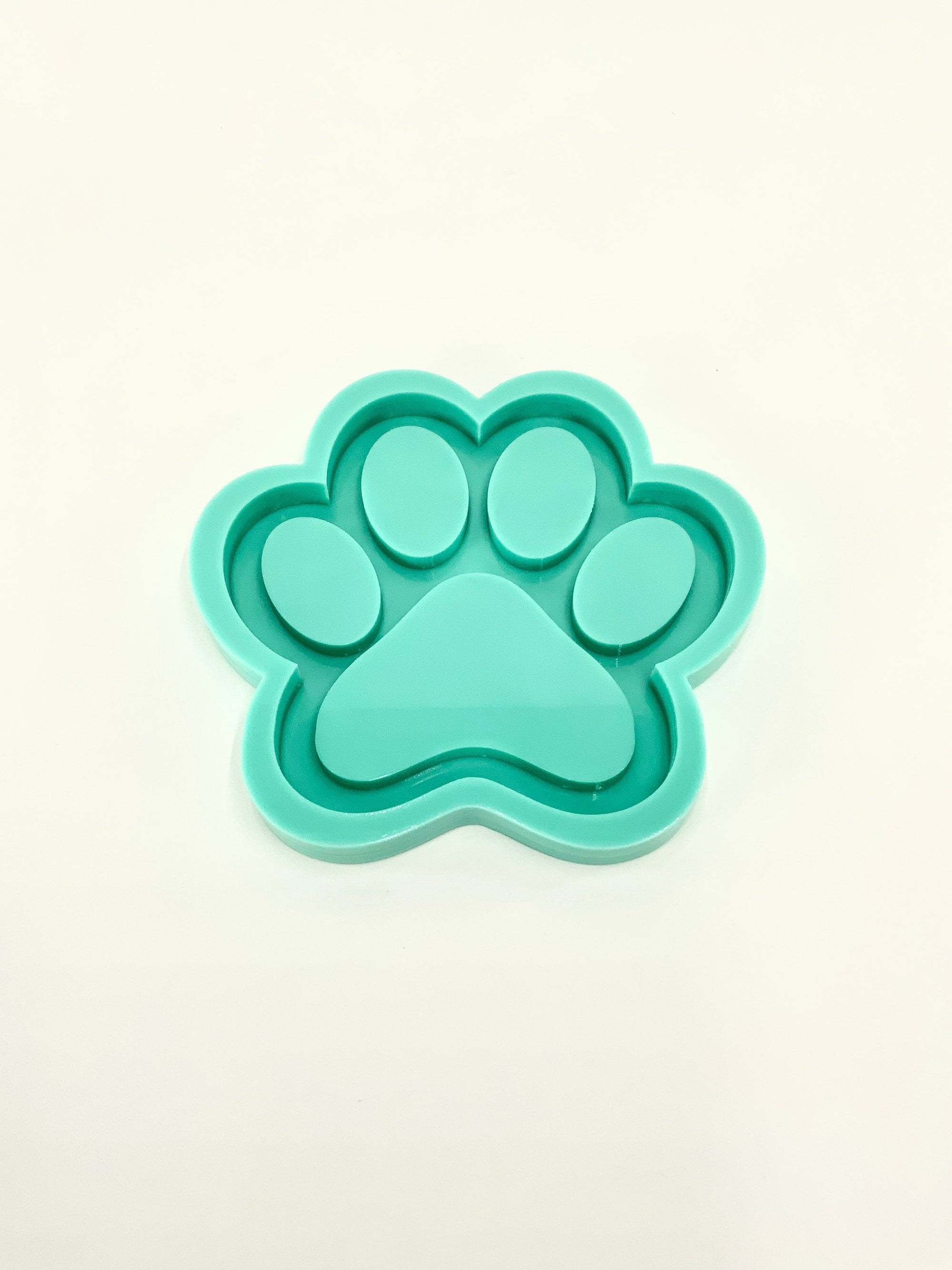 Paw Print Tray Silicone Mold | Dog Paw Print Mold | Cat Paw Print Mold |