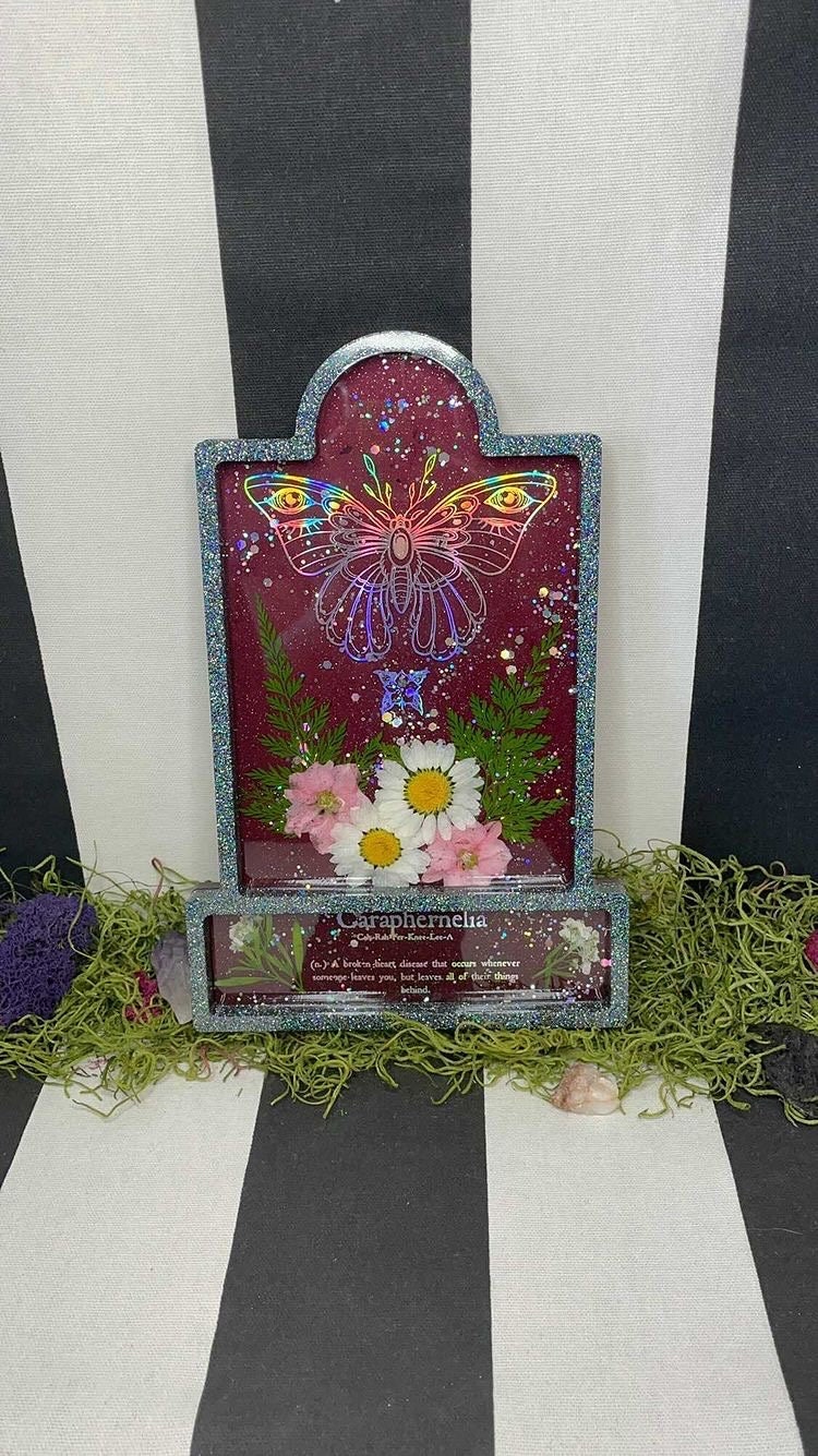 Gravestone Tray Mold | 6”x8” | 2 Styles | Spooky Mold, Halloween Mold