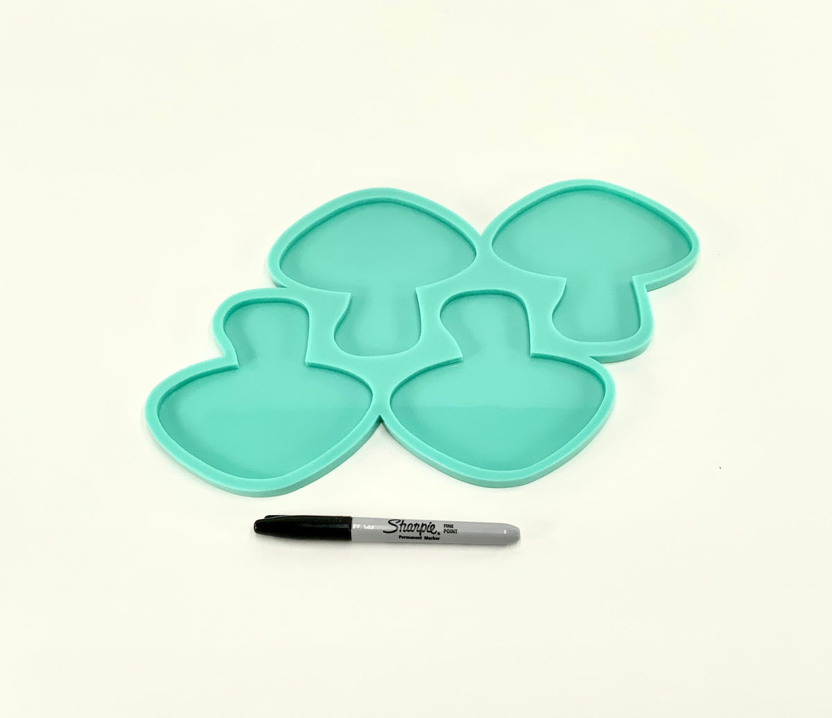 Mushroom Coaster Mold Set, Mushroom Mold
