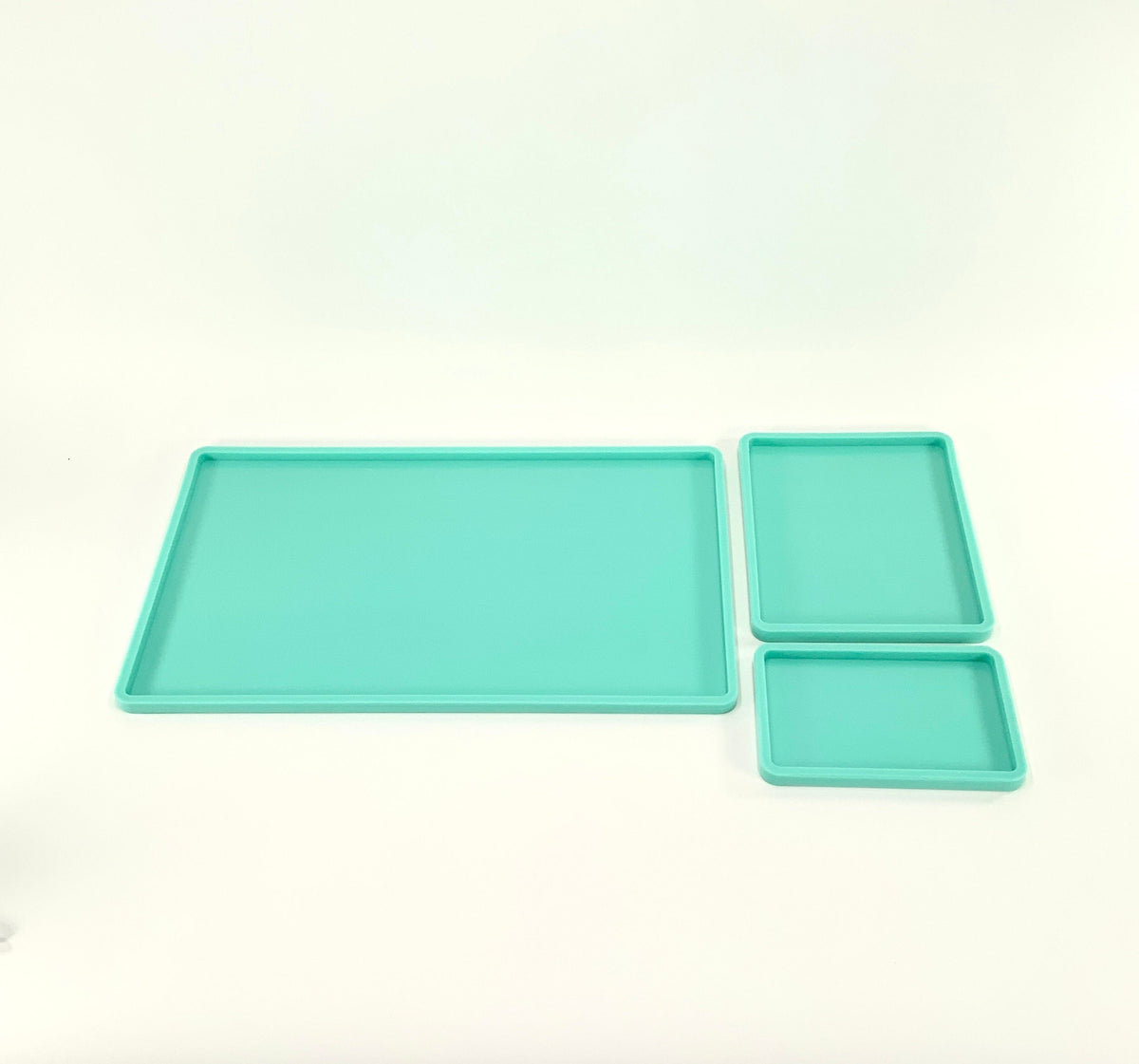 Rectangle FLAT Mold for Resin, 6 Sizes