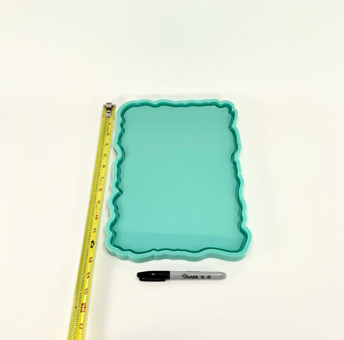 Geode Tray Mold | Sizes - 4"x6", 6"x8", 9"x13" | Rectangle Tray Mold,