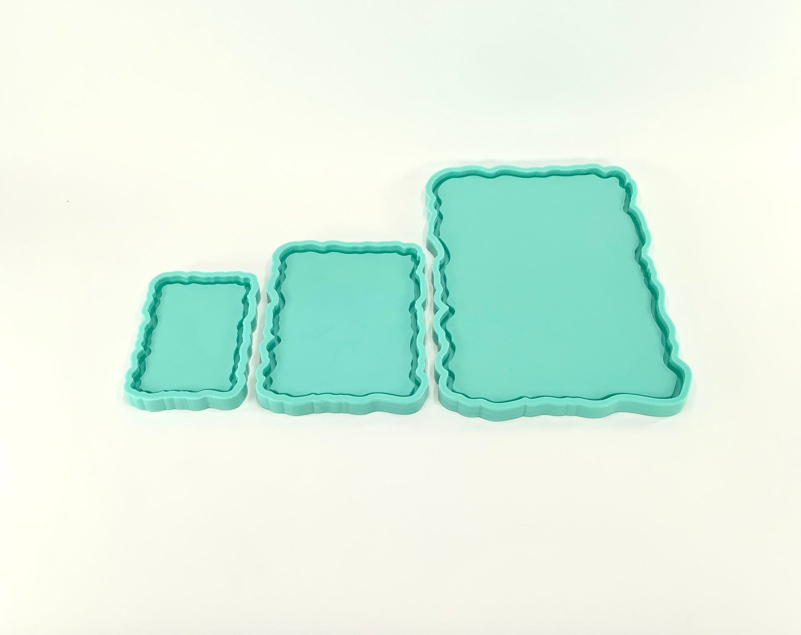 Geode Tray Mold | Sizes - 4"x6", 6"x8", 9"x13" | Rectangle Tray Mold,