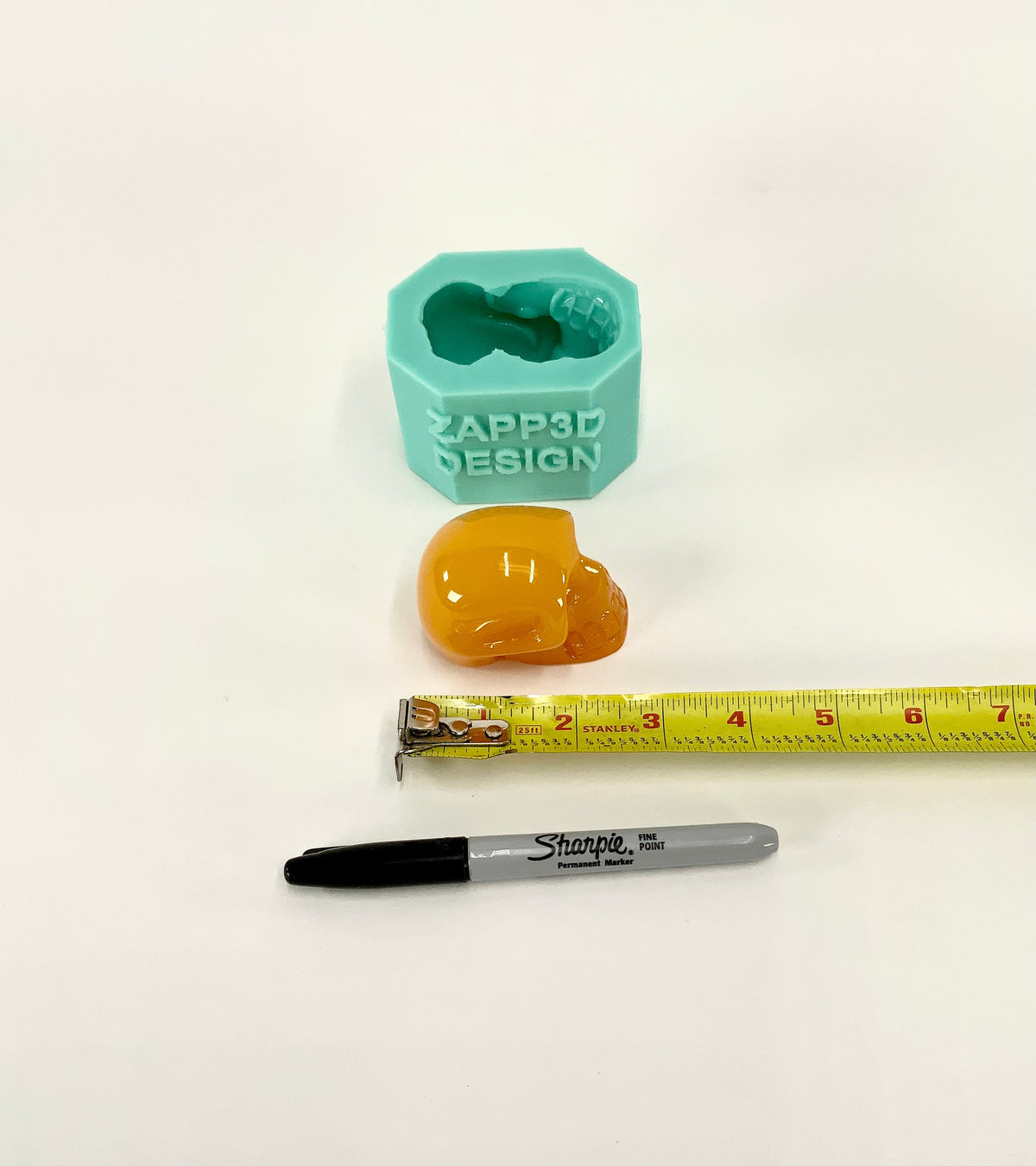 Skull Mold for Resin |2”, 3”, 4” | Spooky Mold, Halloween Mold